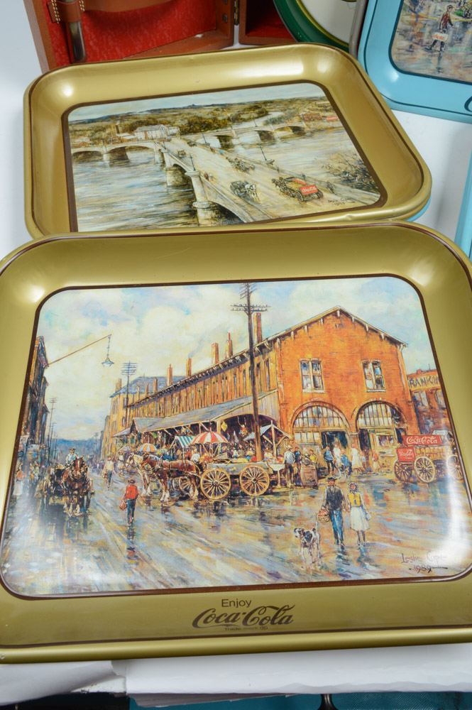 Vintage Bar Accessories Featuring Coca Cola