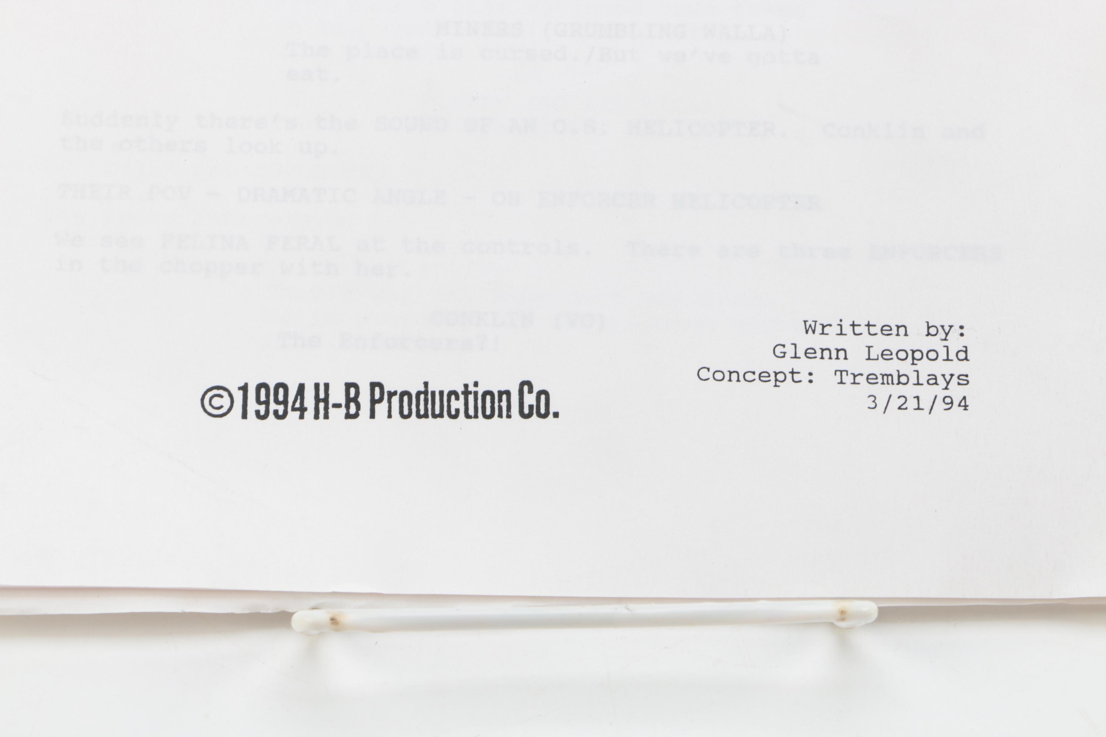 Script for Cartoon Series Swat Kats: The Radical Squadron