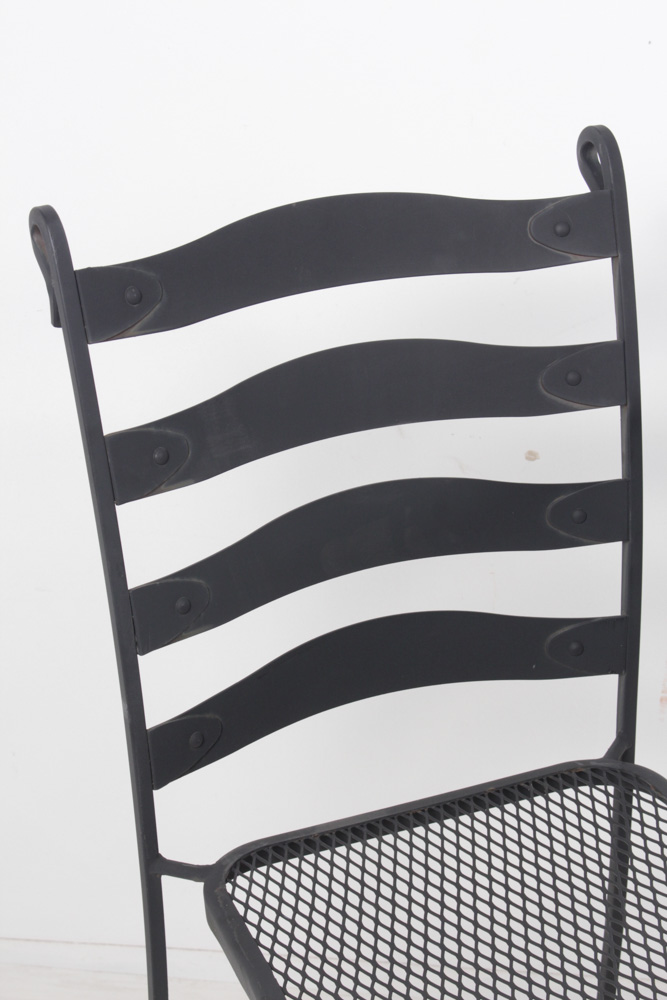 Wrought Metal High Top Table and Chairs