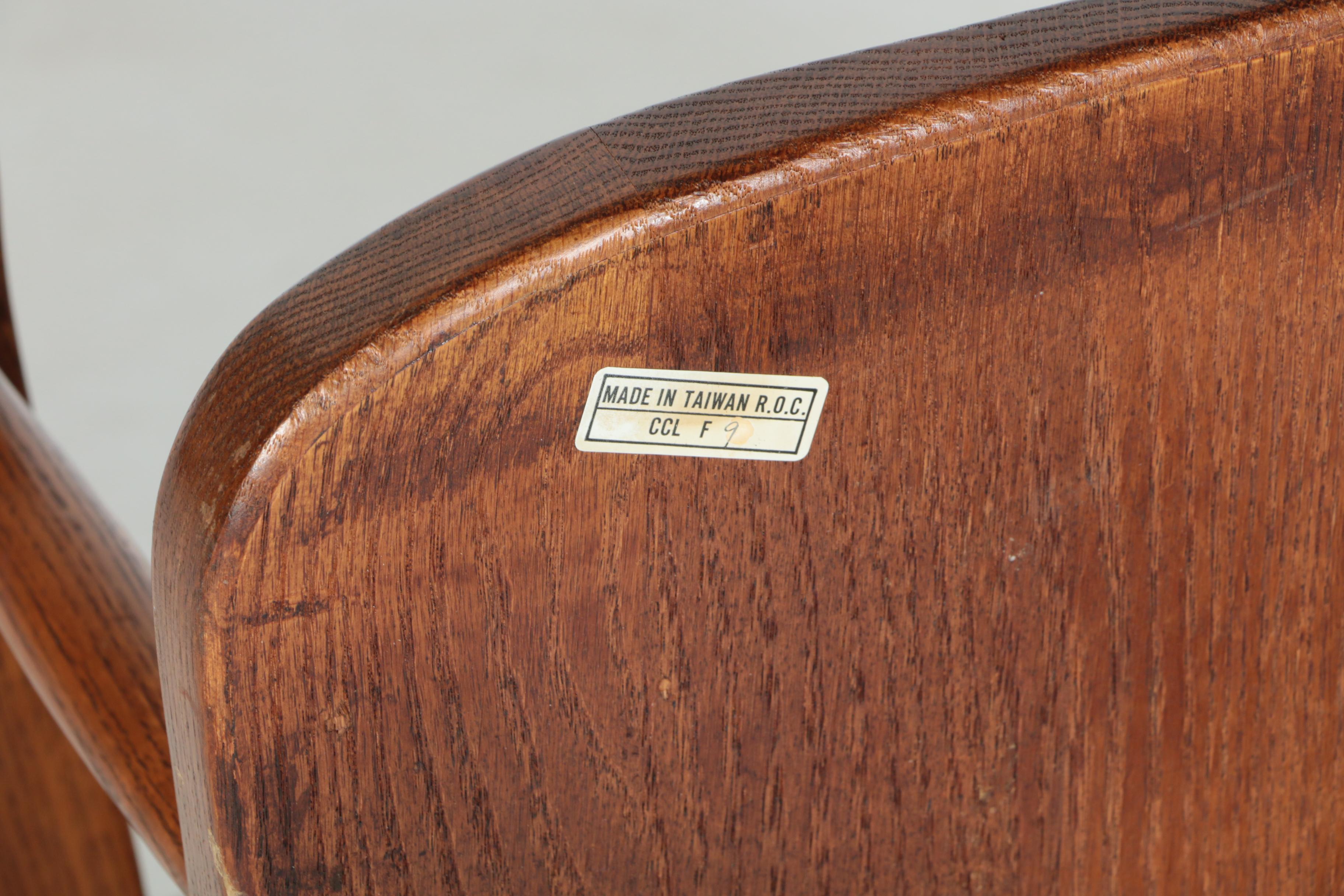 Oak Swivel Desk Chair