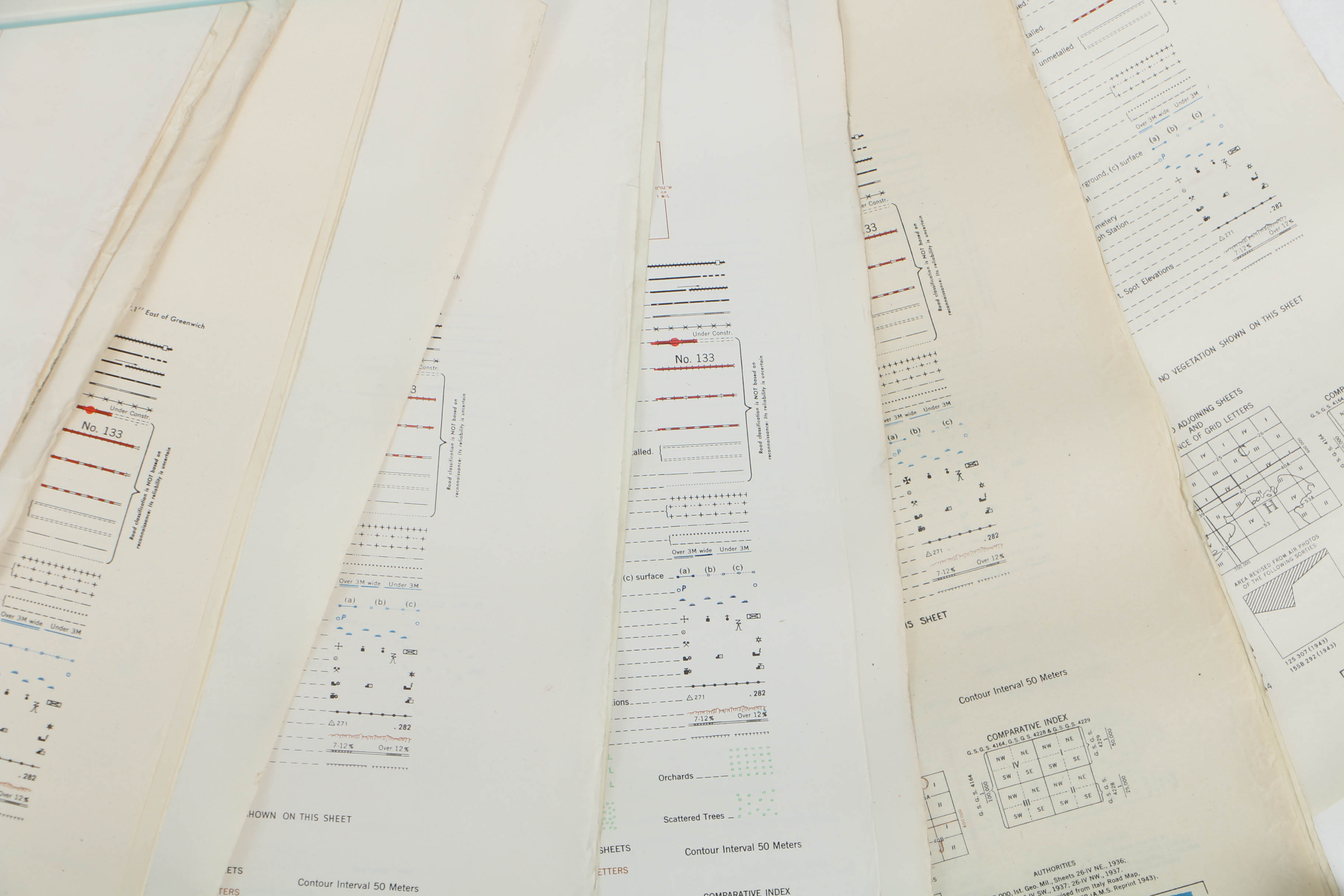 WWII Era Military Issue Maps