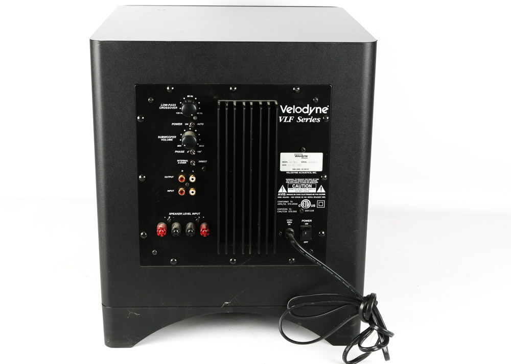 Velodyne VLF and B&W Speakers