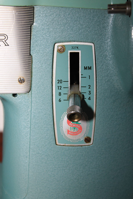 Mid Century Modern Singer Sewing Machine and Table