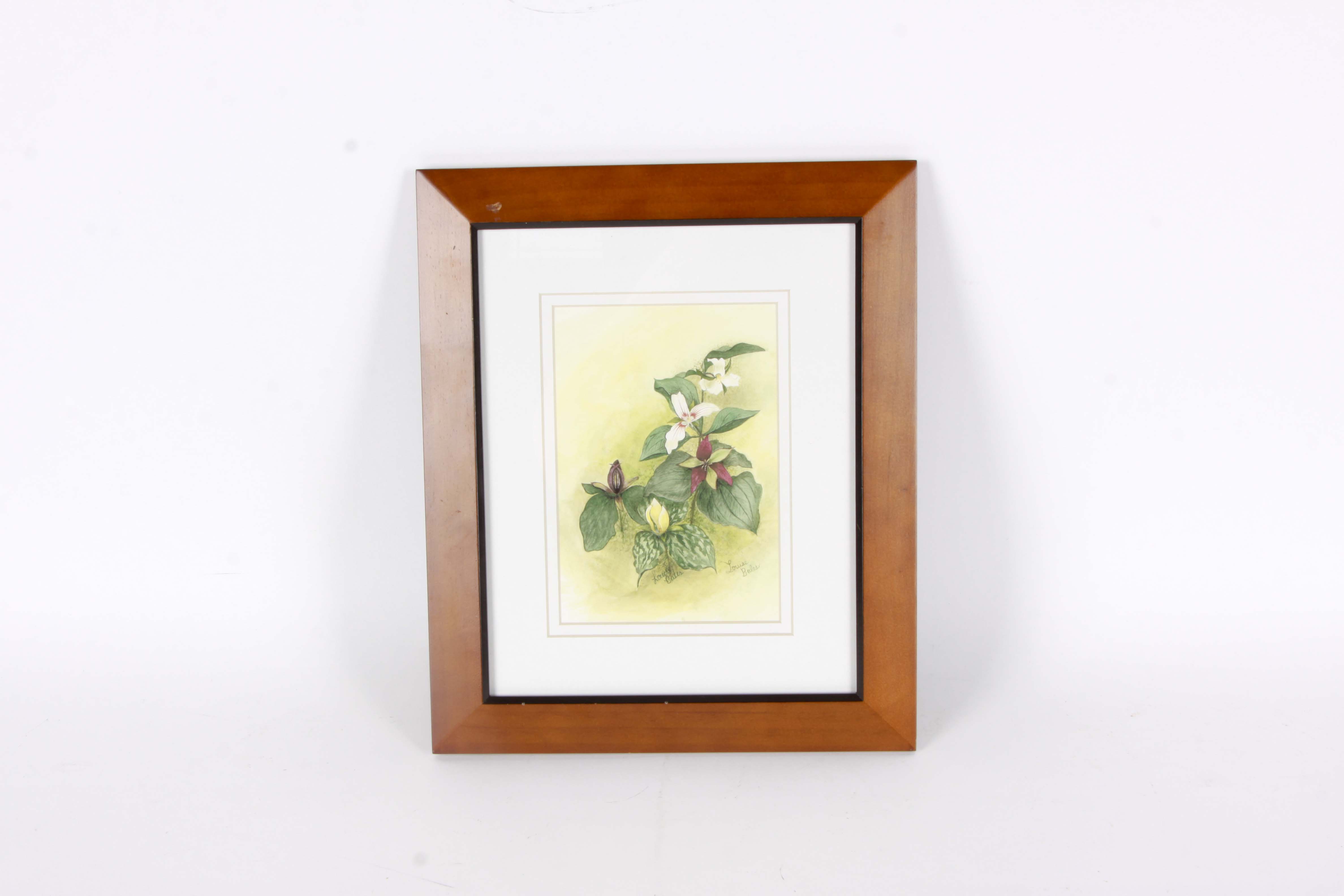 Framed Original Watercolor by Louise Bales