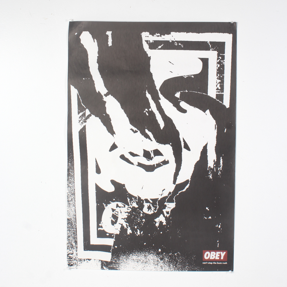 Shepard Fairey OBEY Poster Print "Can't Stop the Bum Rush"