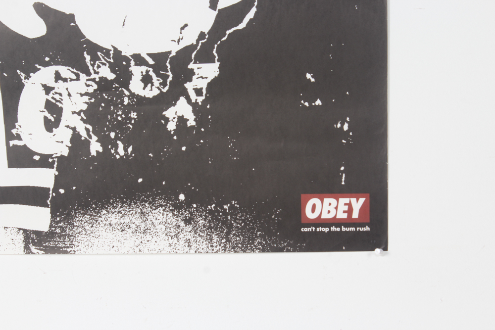 Shepard Fairey OBEY Poster Print "Can't Stop the Bum Rush"