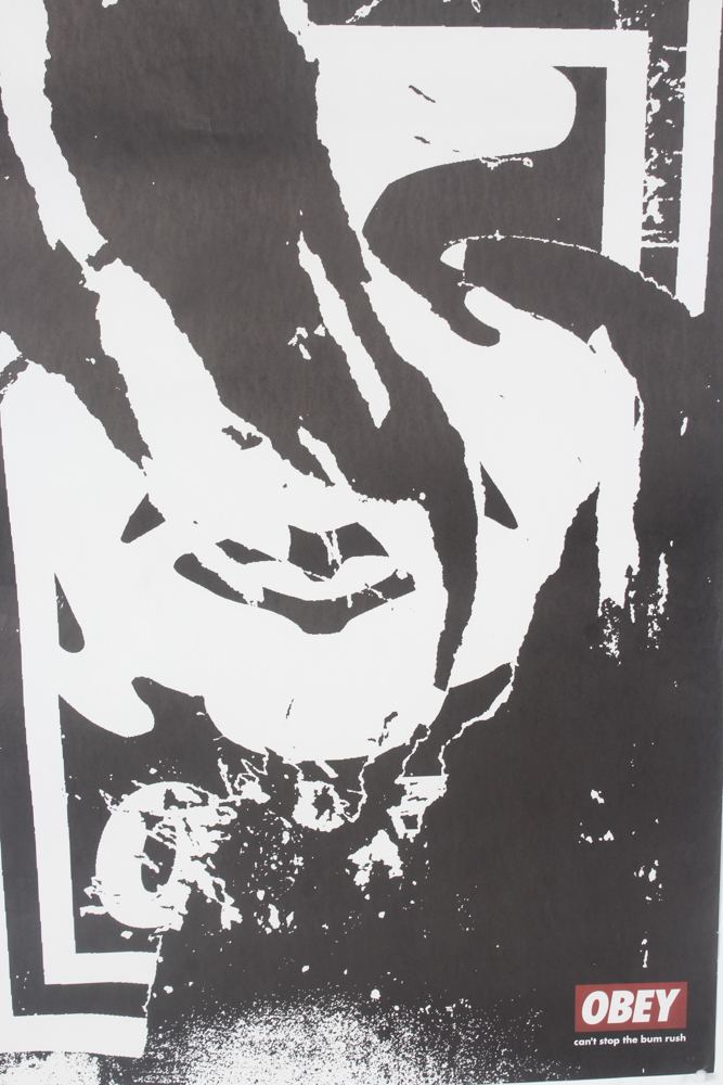 Shepard Fairey OBEY Poster Print "Can't Stop the Bum Rush"