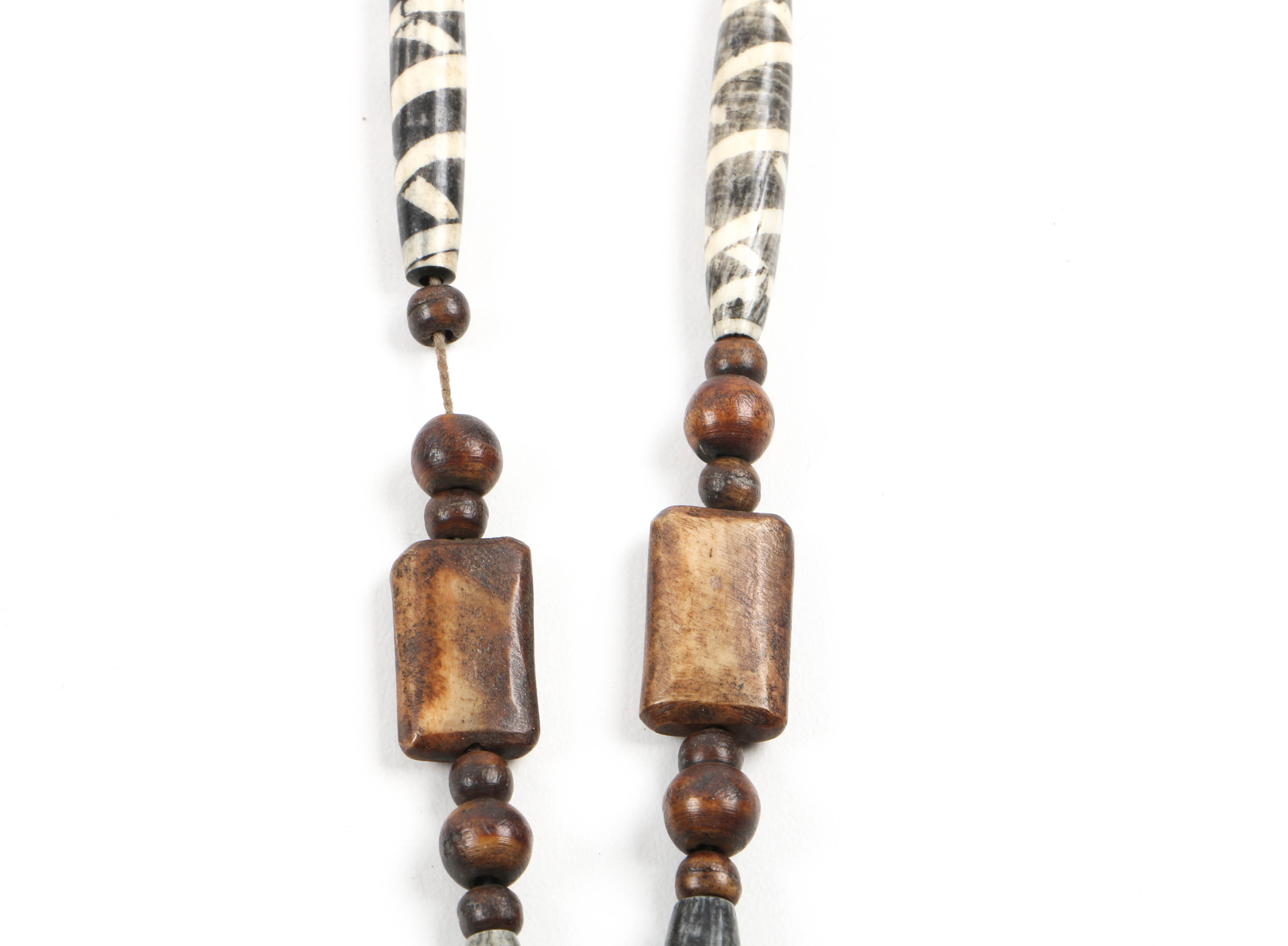 Grouping of Jewelry Including Necklace with Bronze Bull