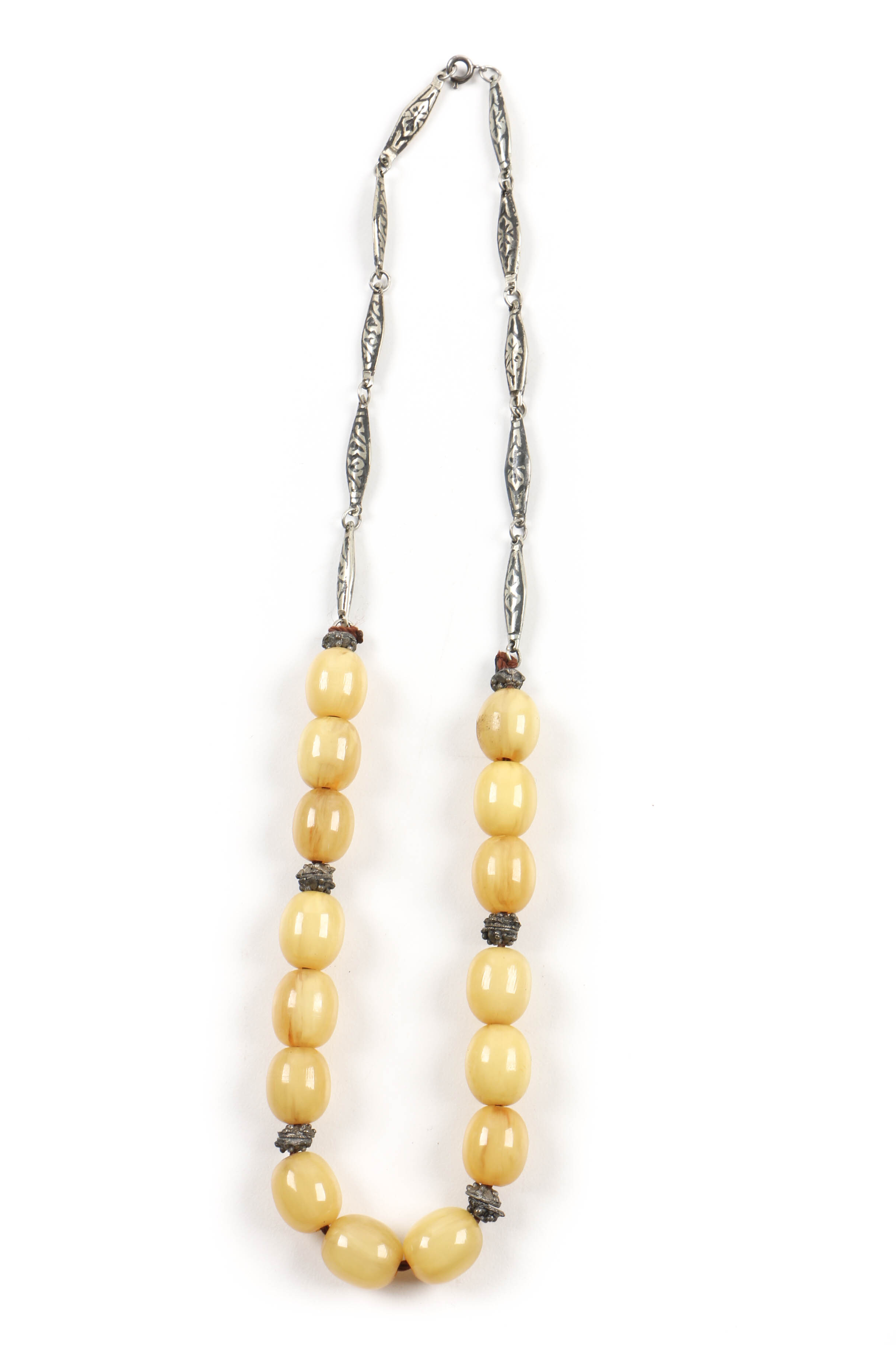 Grouping of Jewelry Including Necklace with Bronze Bull