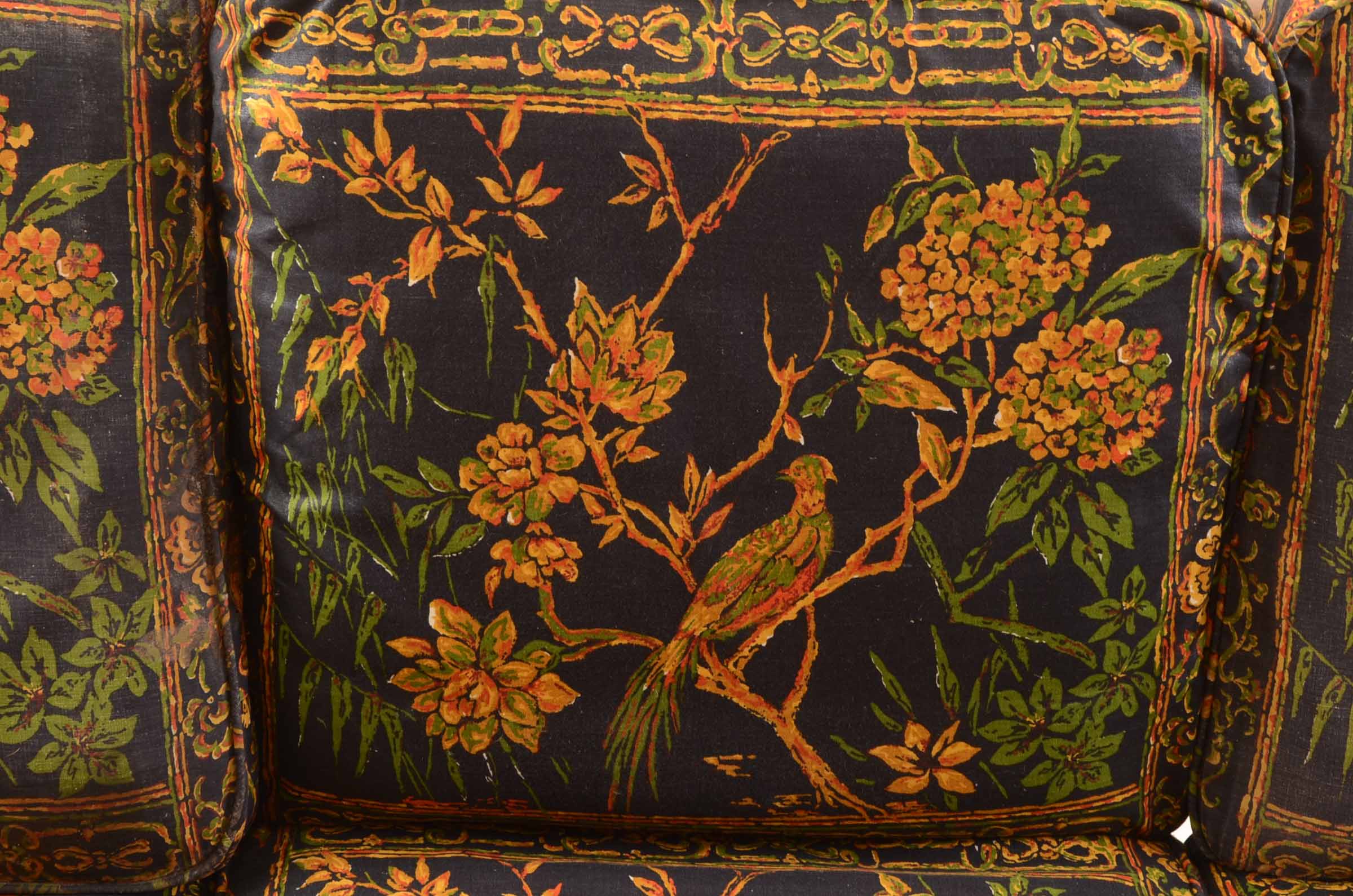 Vintage Ficks Reed Style Bamboo and Rattan Sofa