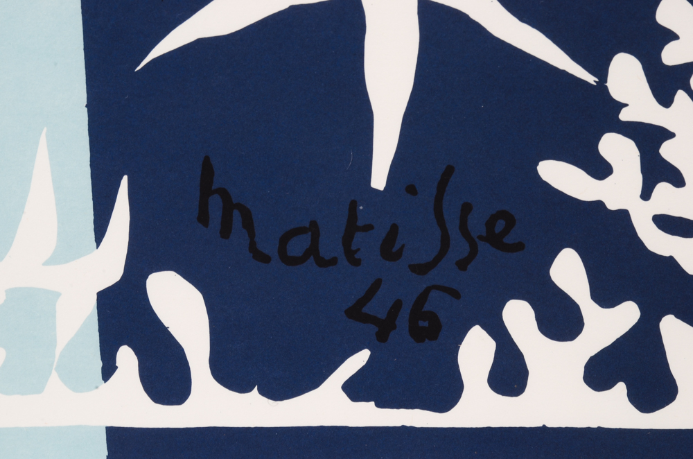 Henri Matisse Lithographic Exhibition Poster "Polynesie. Le Ciel."