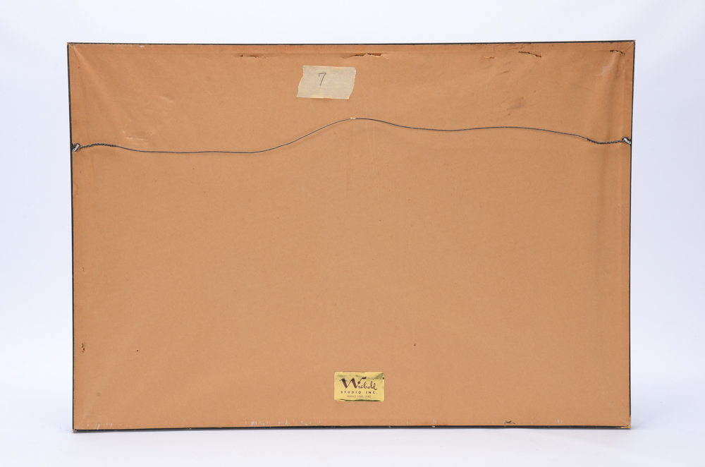 Iwao Akiyama Limited Edition Block Print of a Black Cat