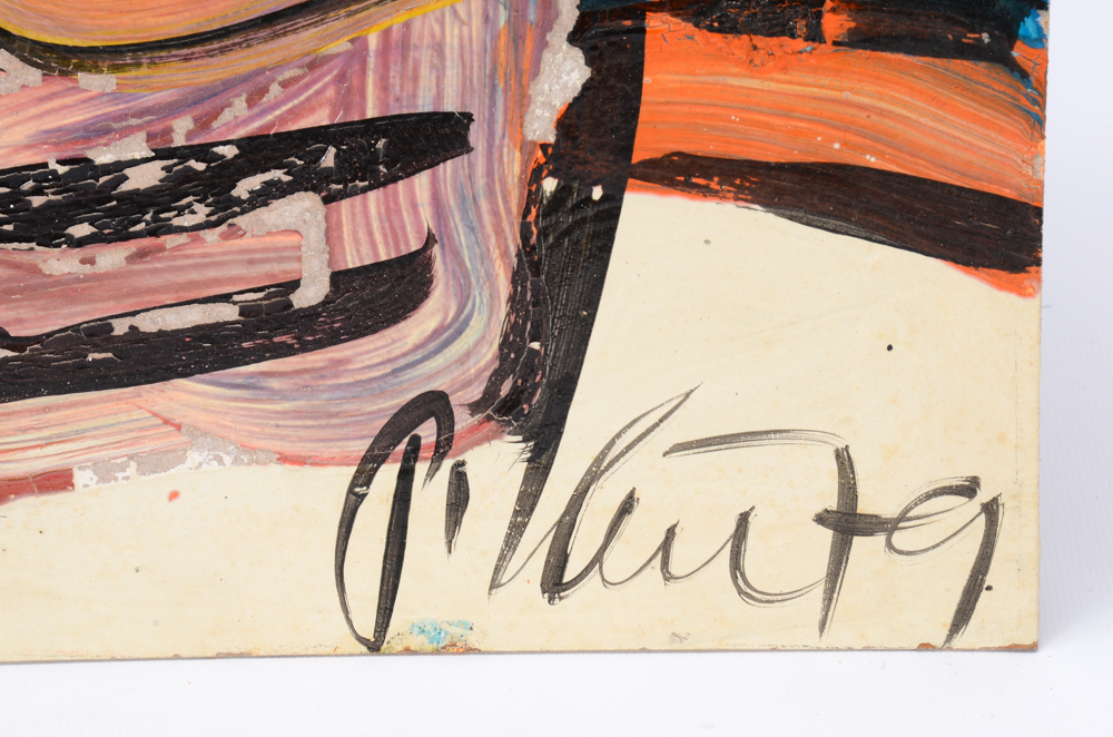 Peter Keil Original 1979 Acrylic Painting on Masonite