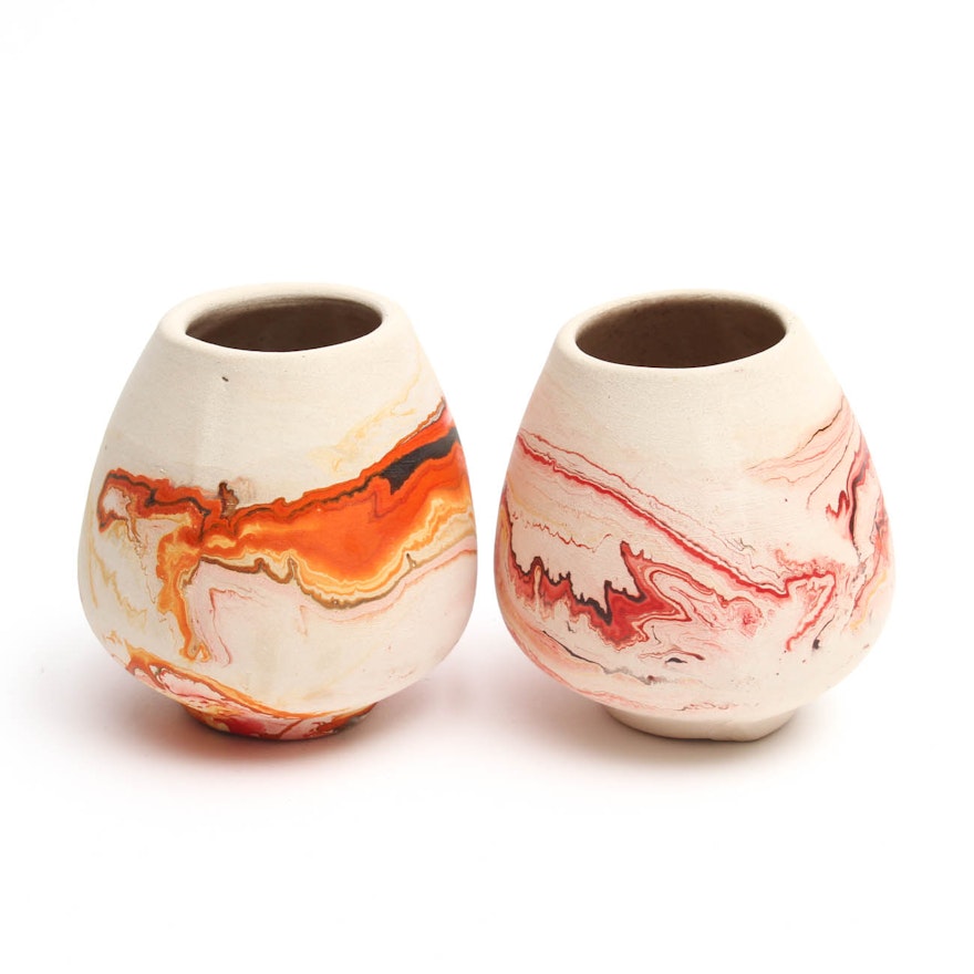 Nemadji Pottery Stoneware Vases