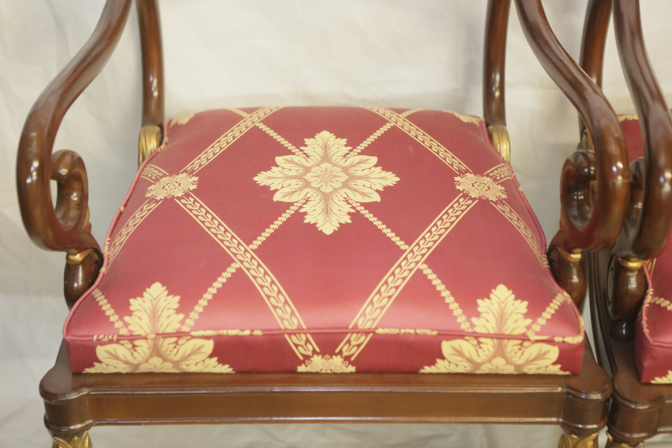 Vintage Regency Style Armchairs