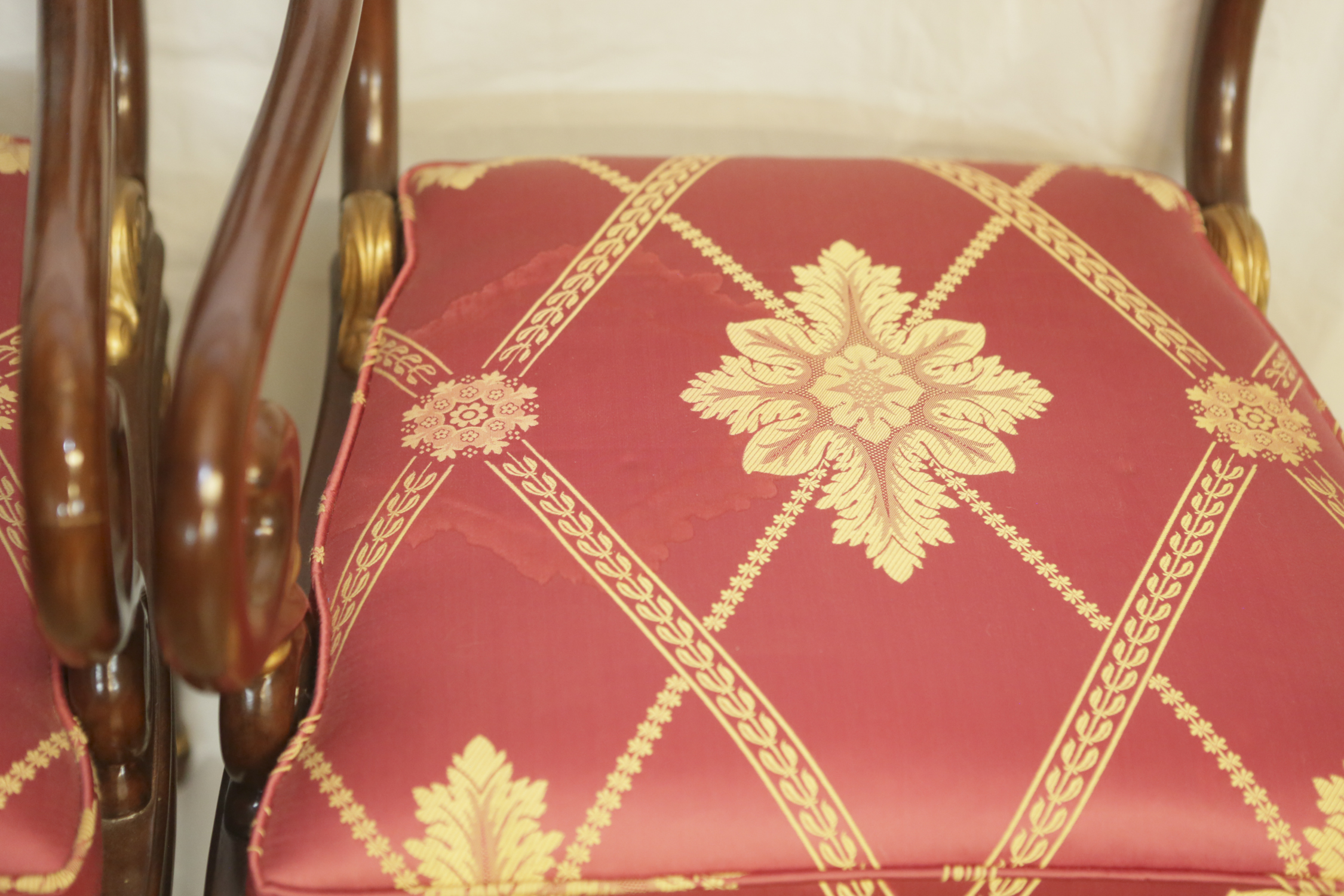Vintage Regency Style Armchairs