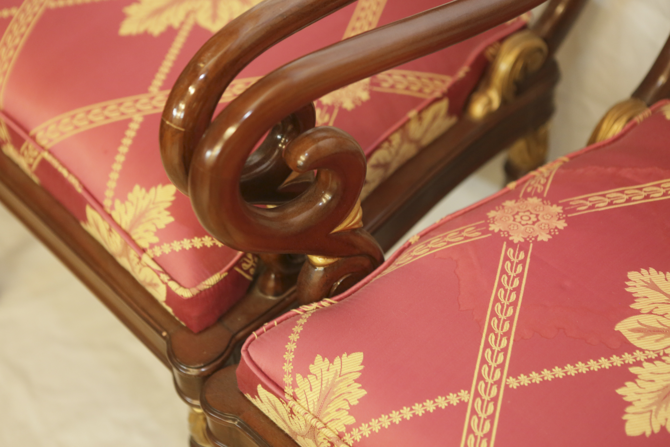 Vintage Regency Style Armchairs