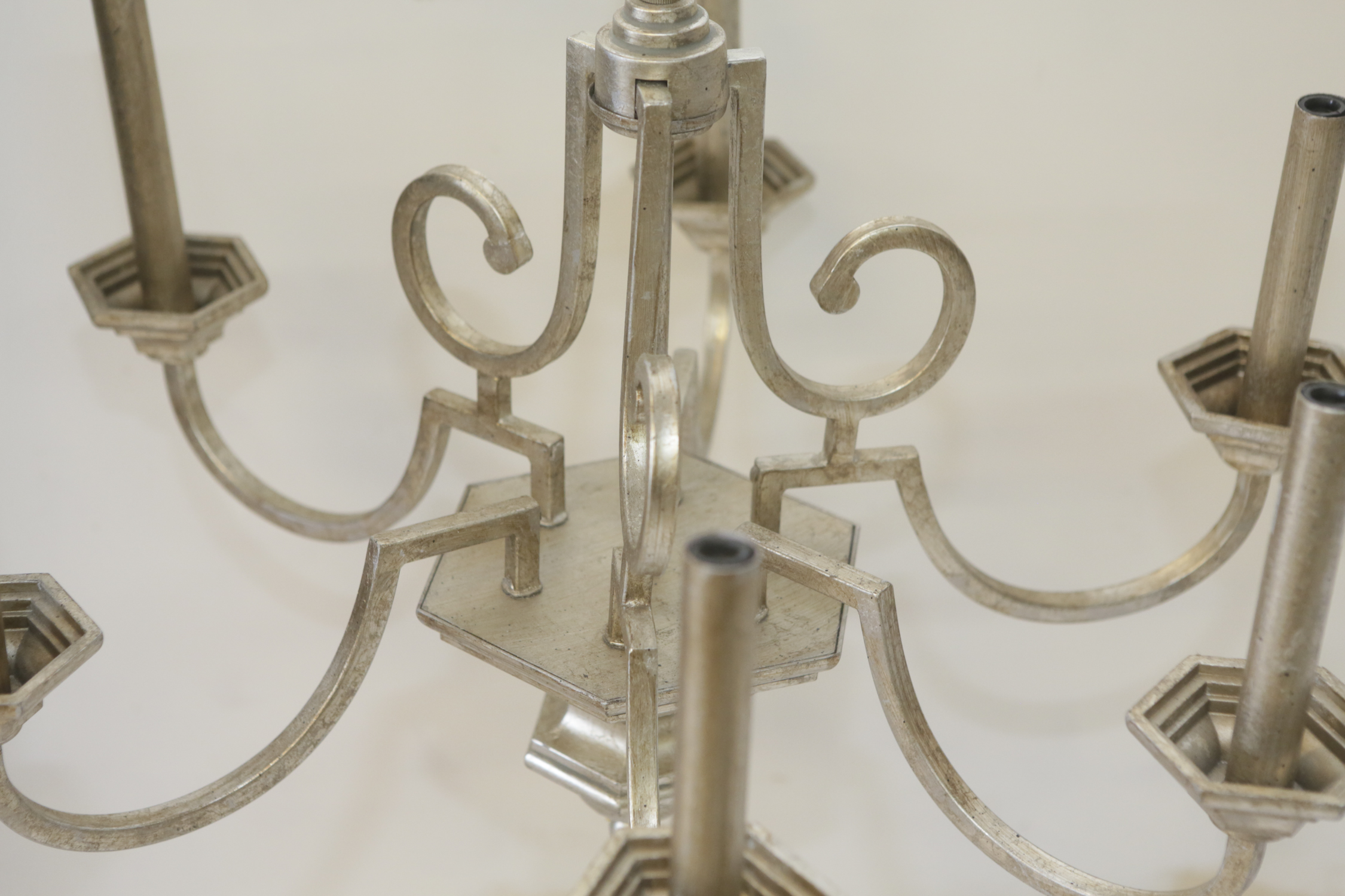 Brushed Gold Tone Chandelier