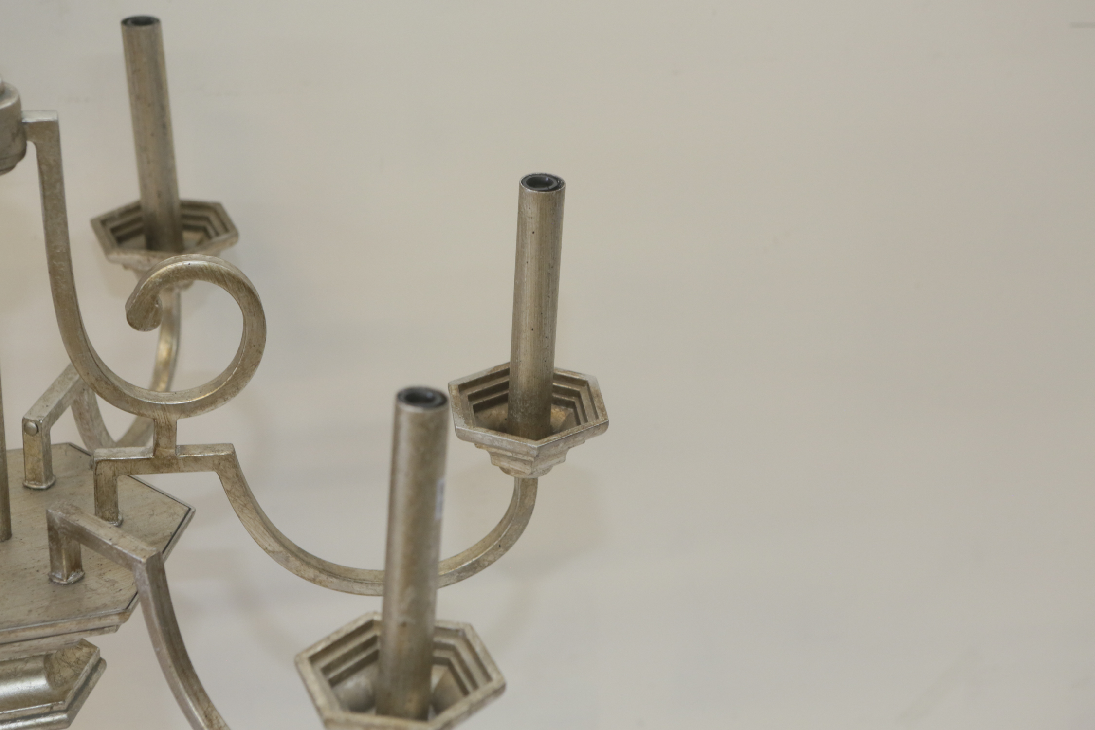 Brushed Gold Tone Chandelier