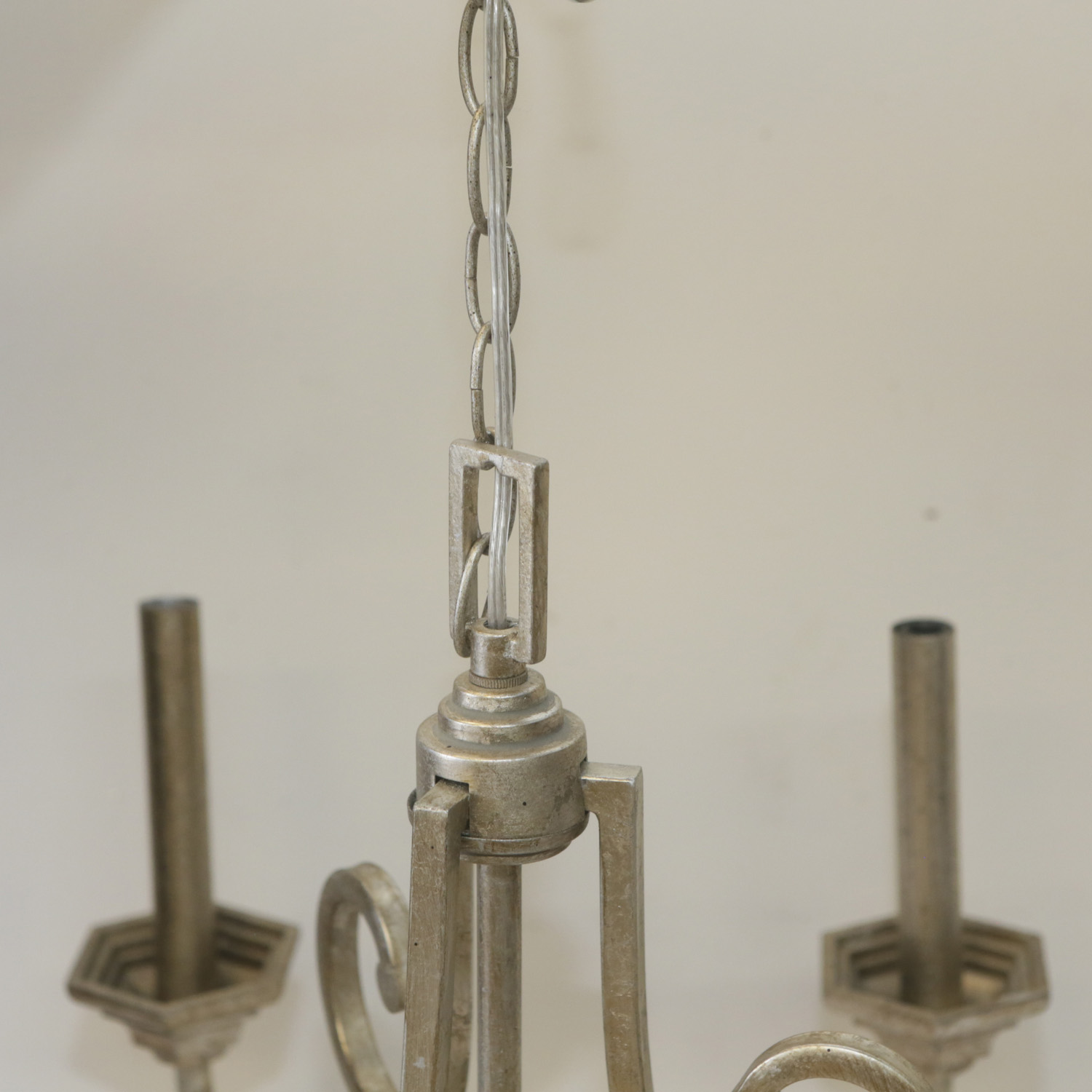 Brushed Gold Tone Chandelier