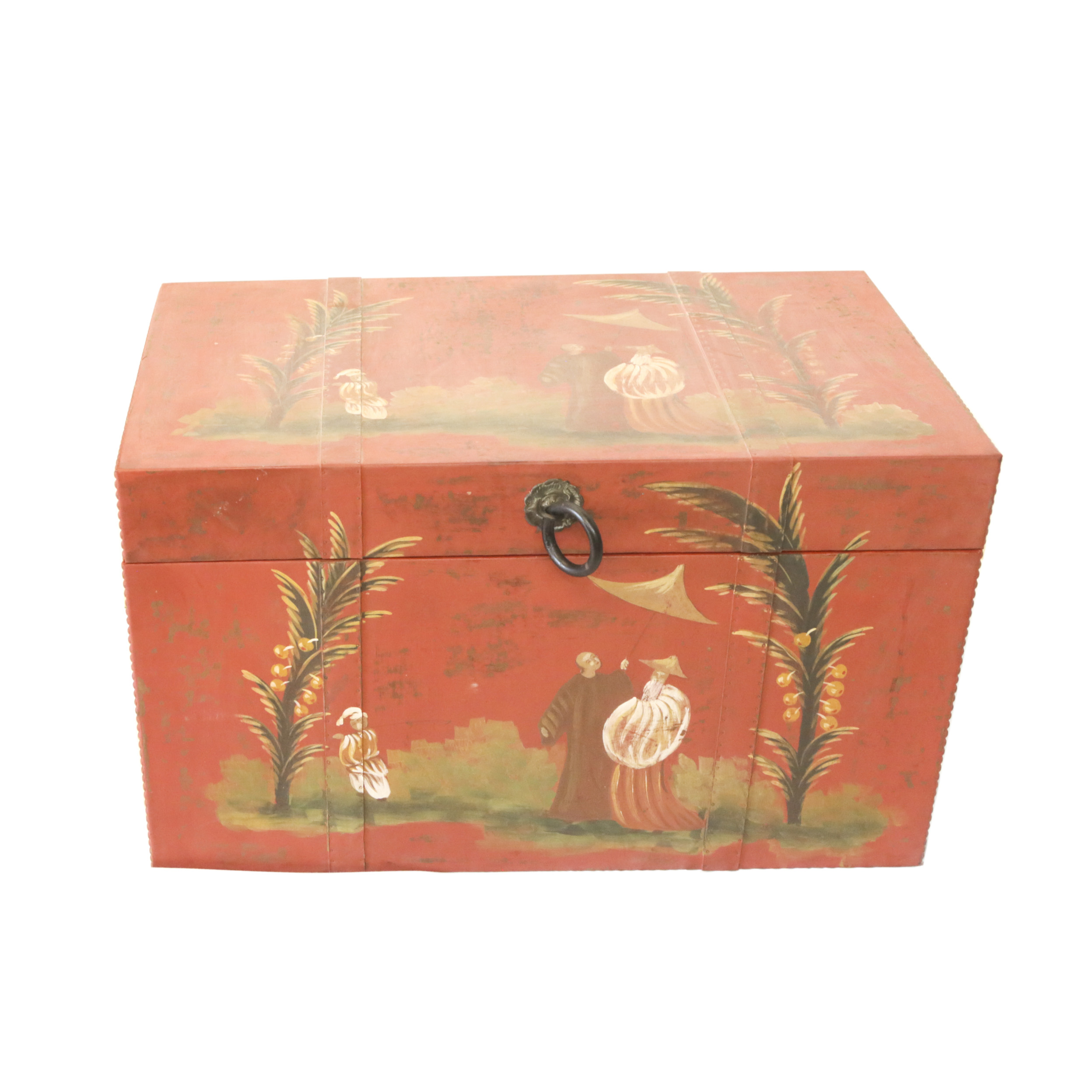 Contemporary Chinoiserie Blanket Chest