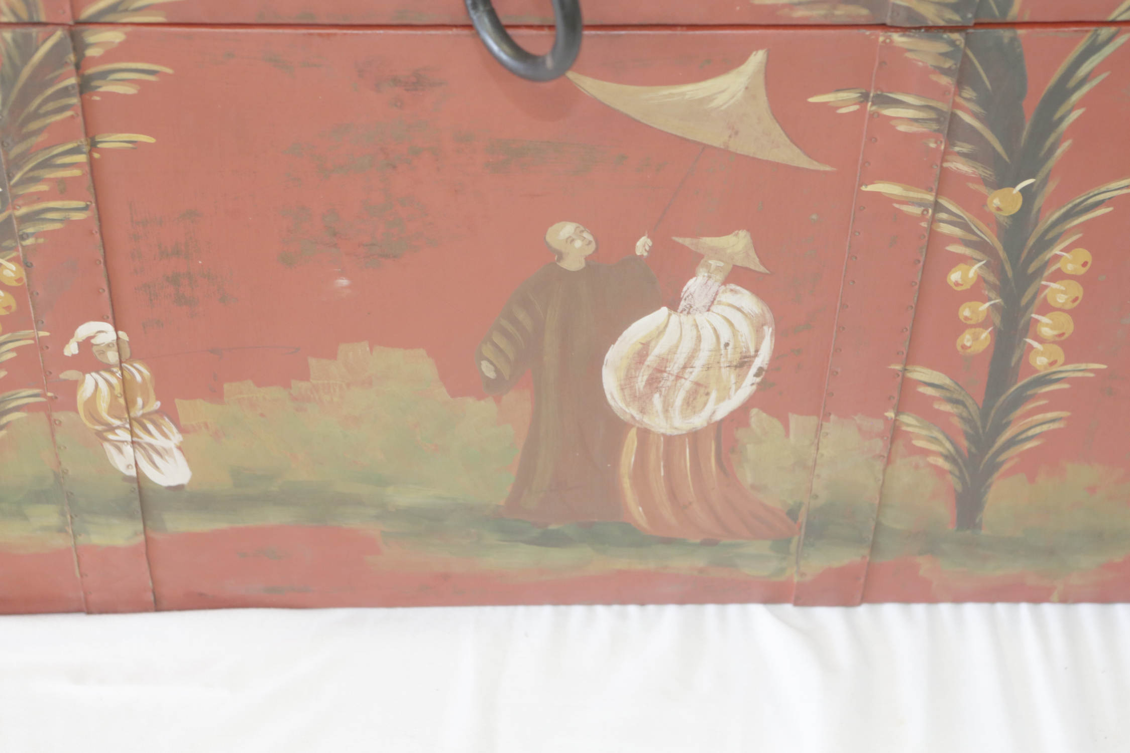 Contemporary Chinoiserie Blanket Chest