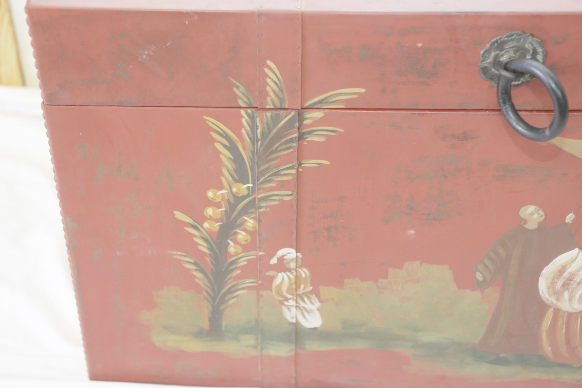 Contemporary Chinoiserie Blanket Chest
