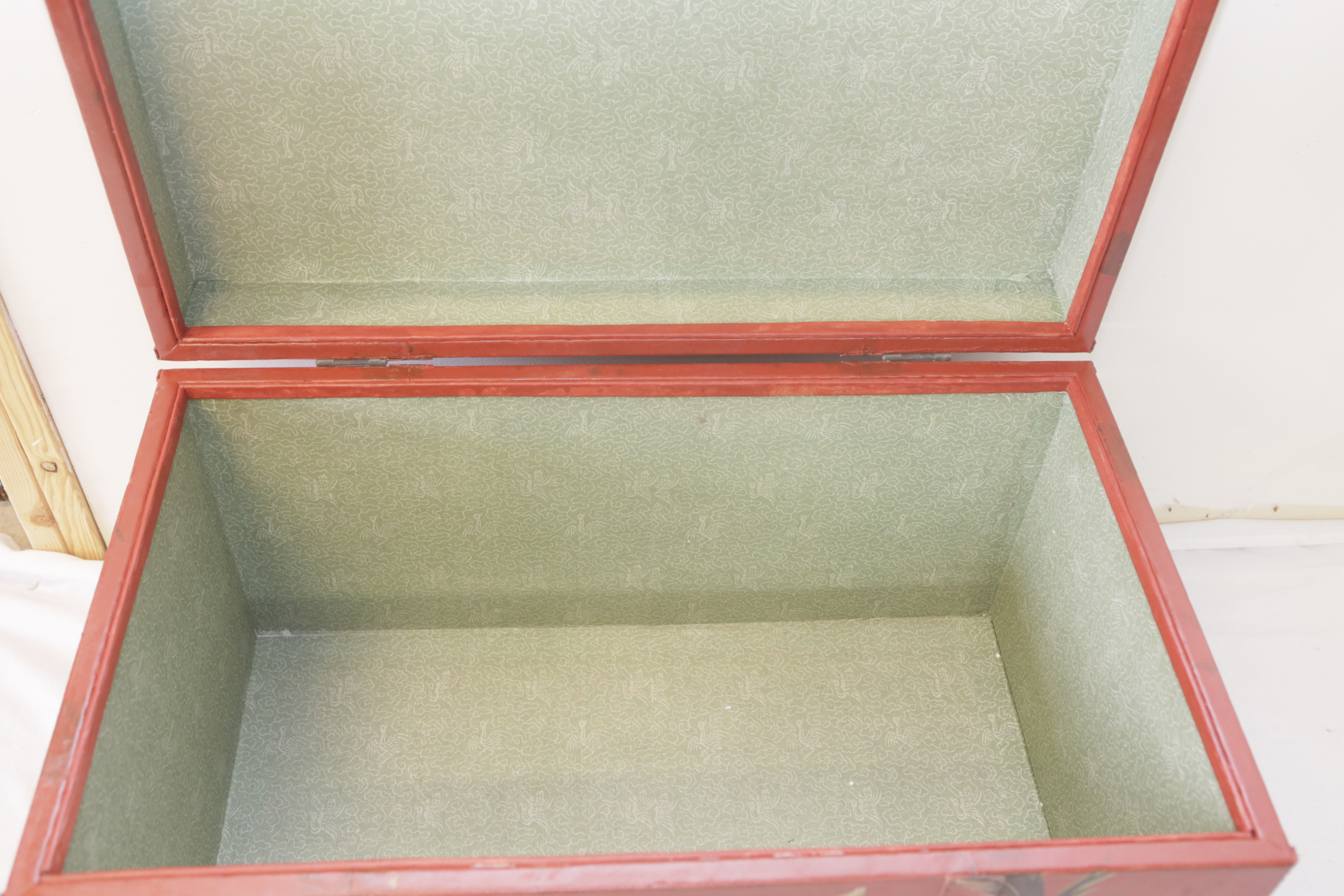 Contemporary Chinoiserie Blanket Chest