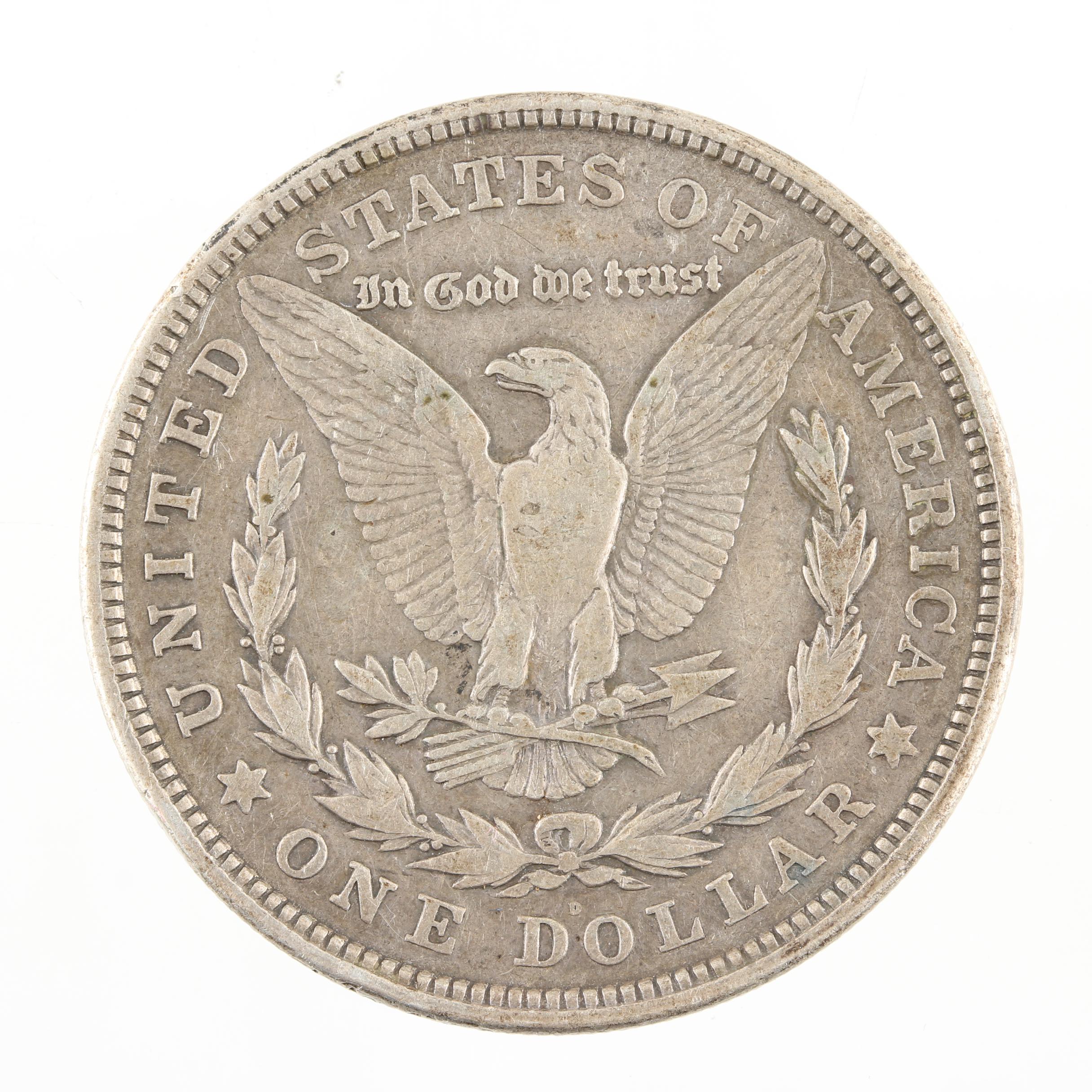 Group of Two Morgan Silver Dollars: 1879 and 1921-D
