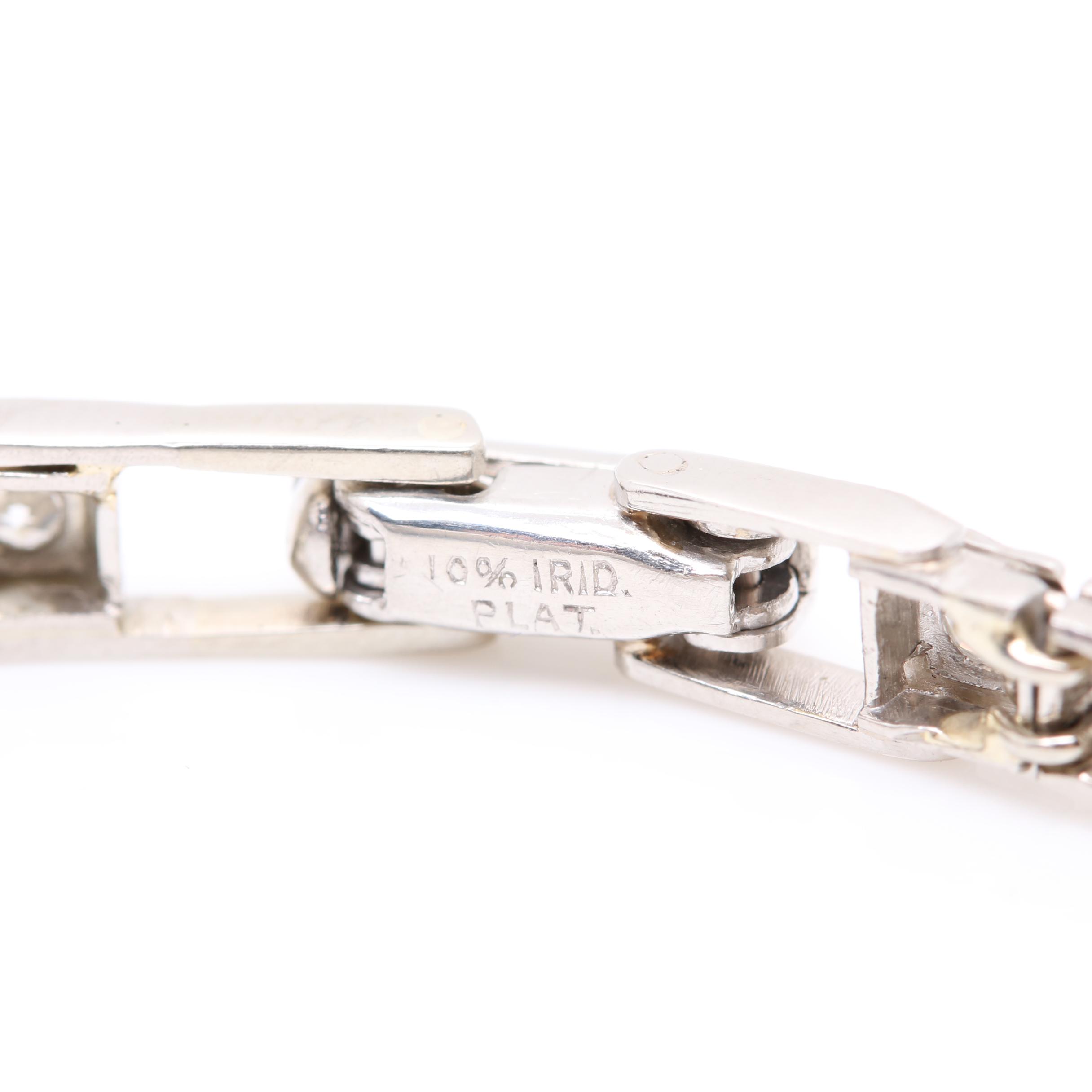 Hamilton Platinum 2.60 CTW Diamond Link Watch