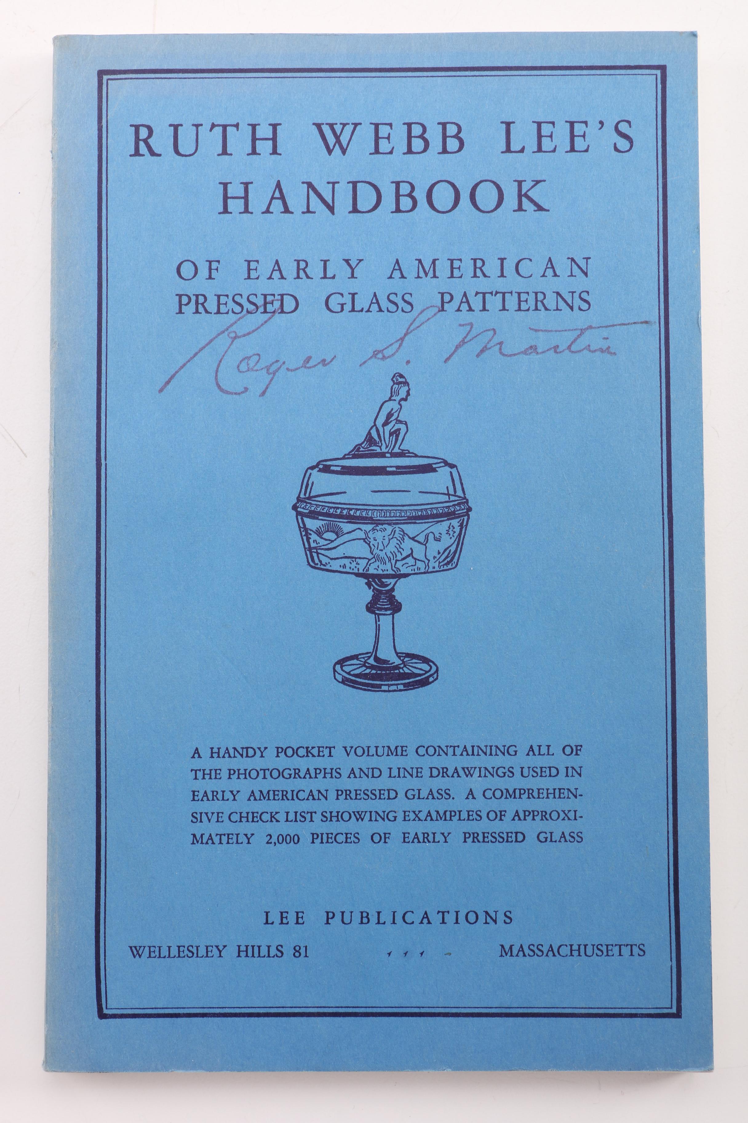 1955 "Price Guide to Pattern Glass" and Other Books