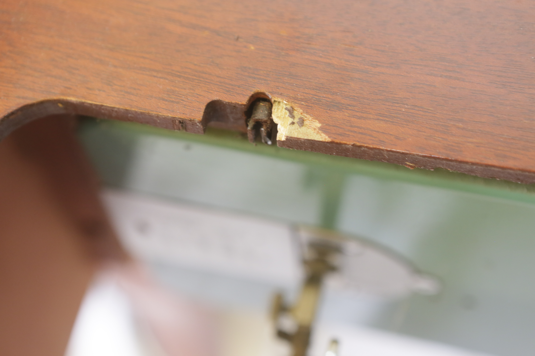 Modernage Zig-Zag Wooden Sewing Table