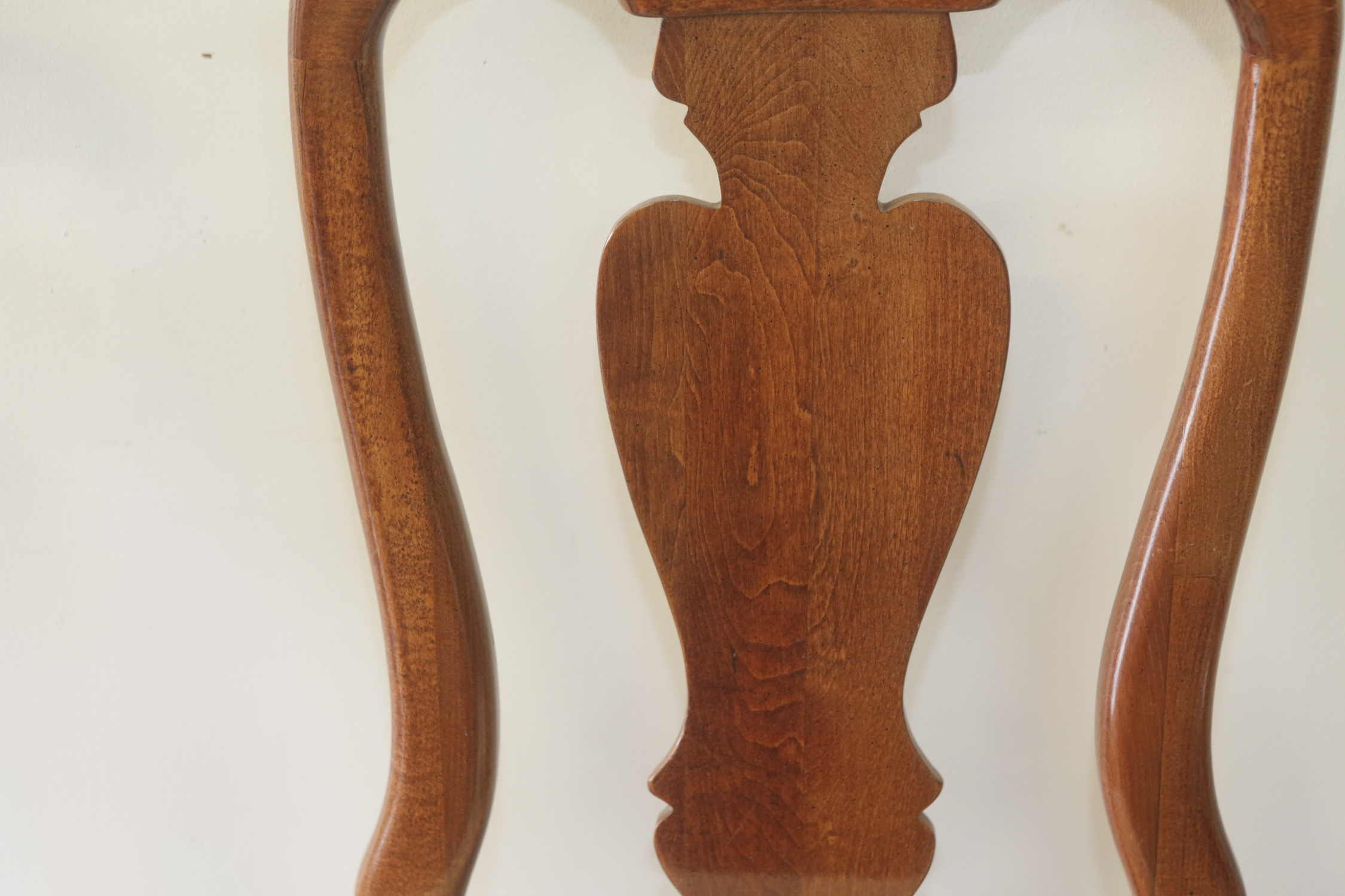 Six Queen Anne Style Dining Chairs