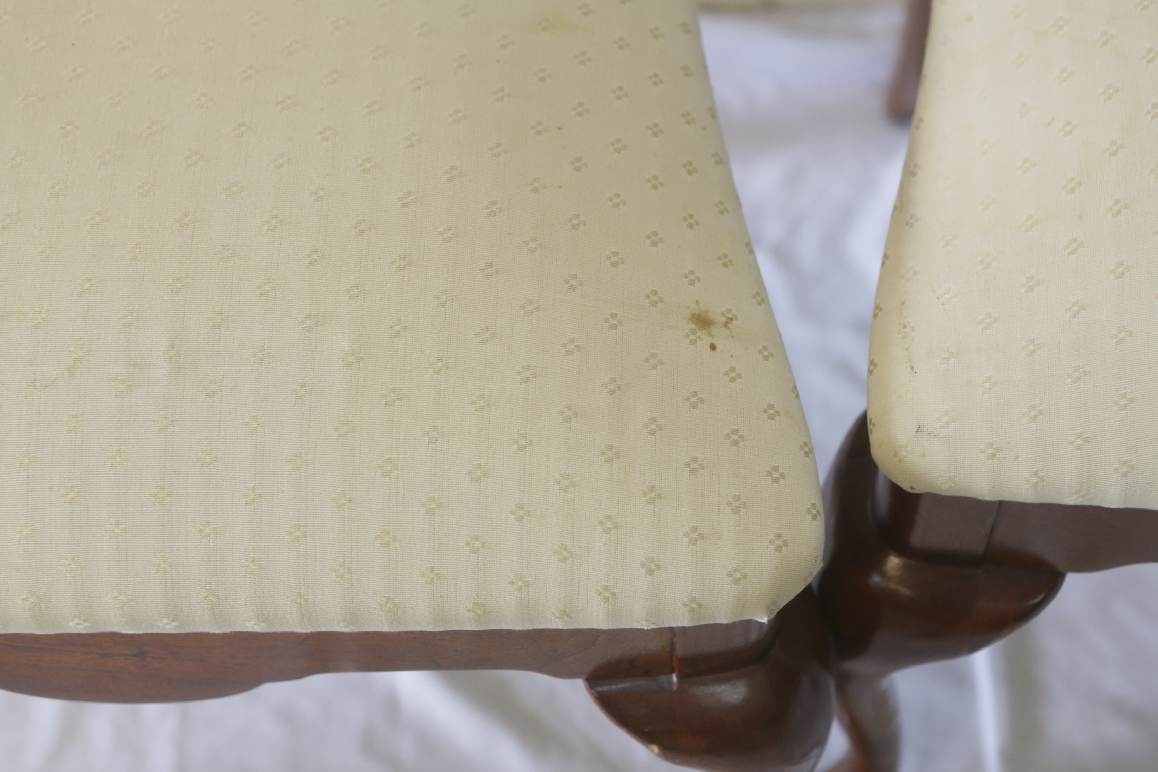 Six Queen Anne Style Dining Chairs