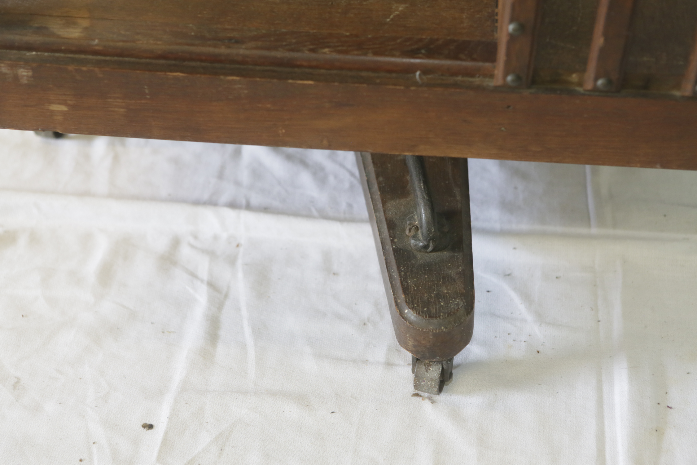 Vintage Oak Revolving Bookcase
