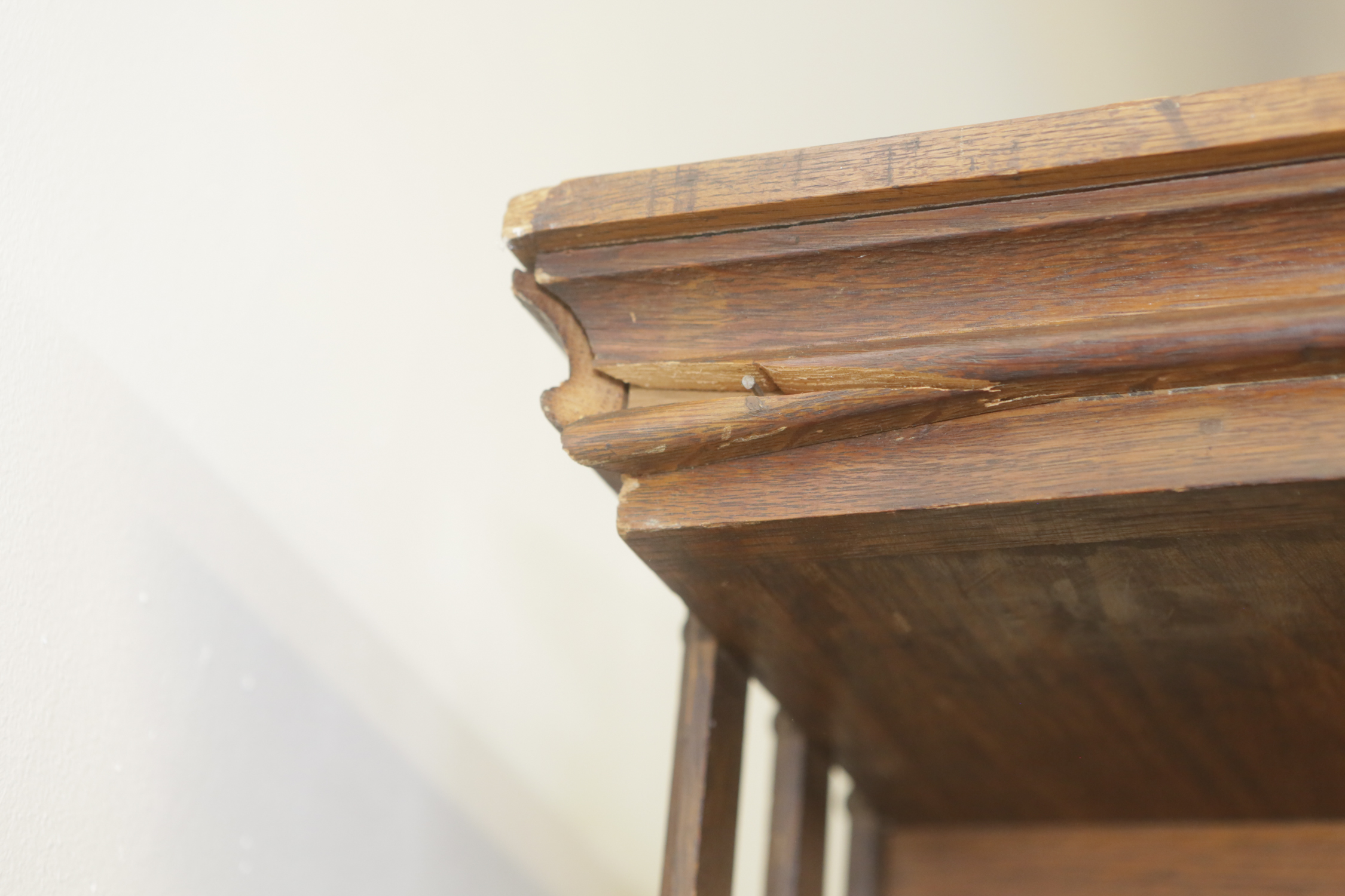 Vintage Oak Revolving Bookcase