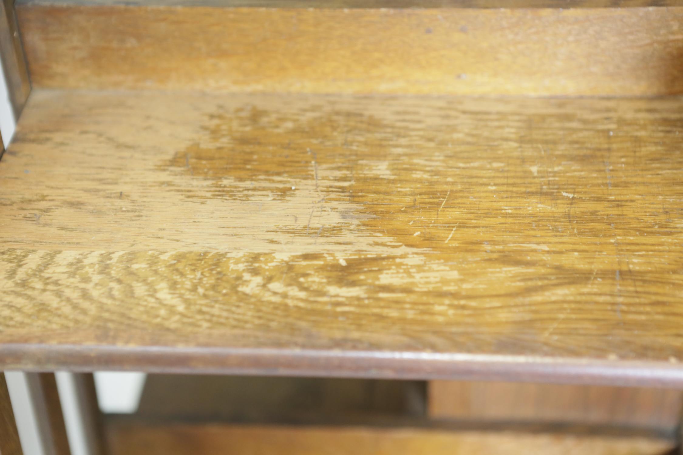 Vintage Oak Revolving Bookcase