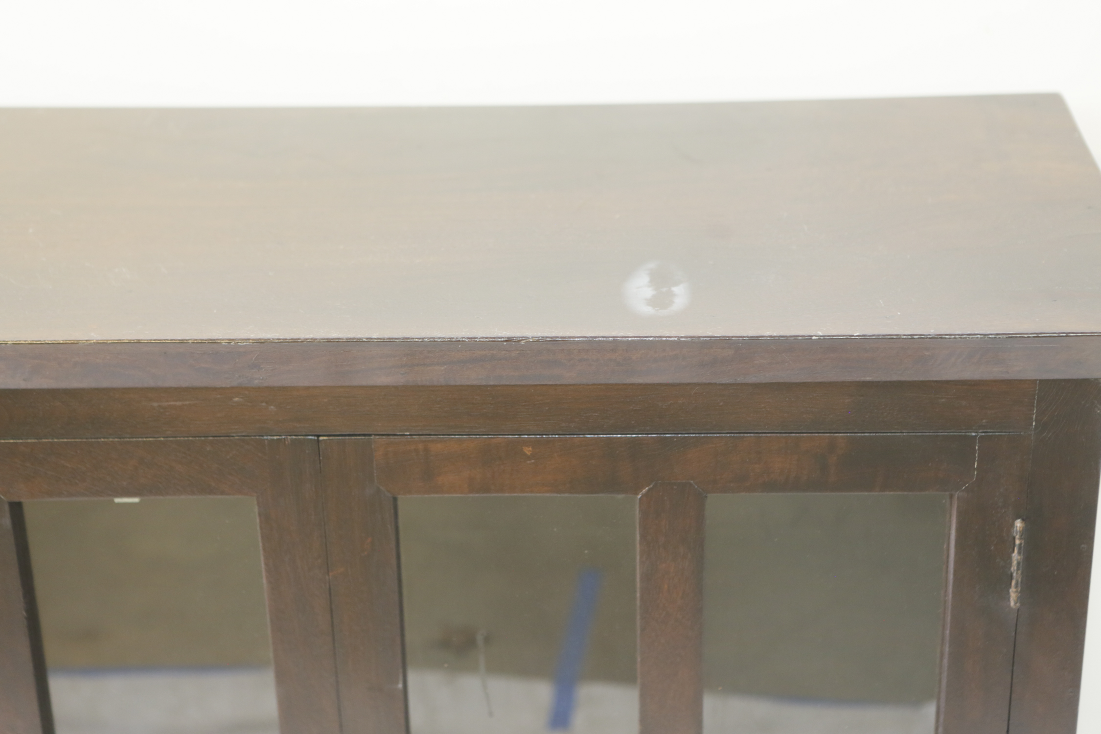 Contemporary Glass Door Side Cabinet by World Market