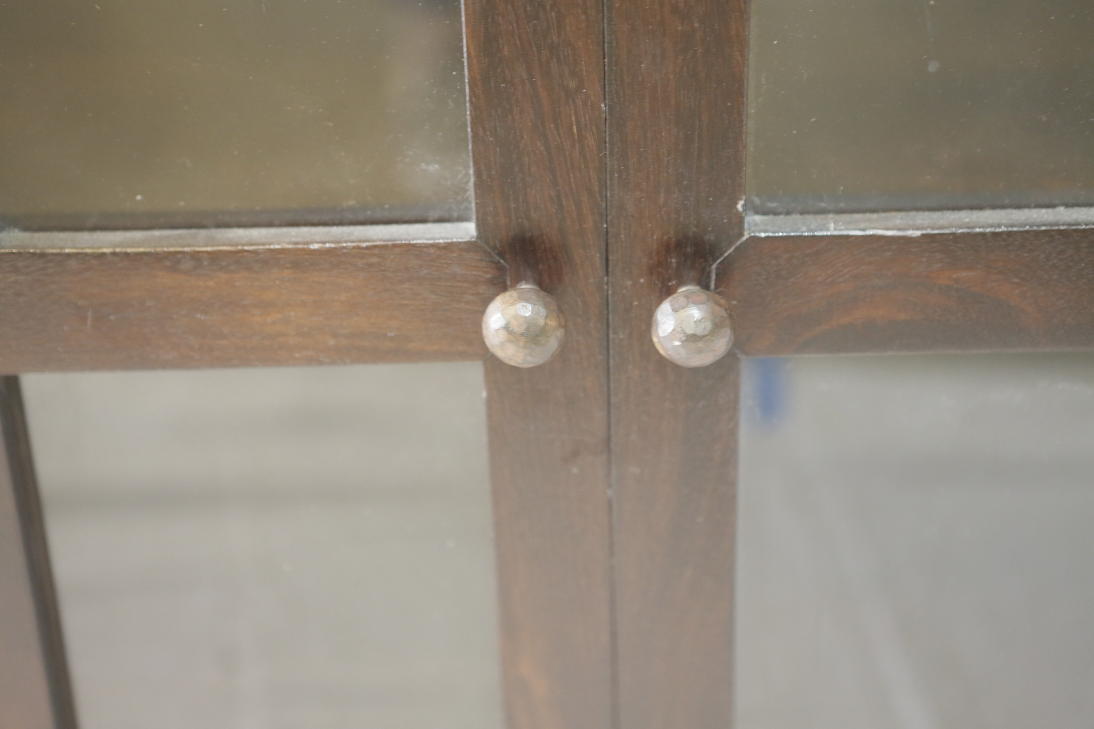 Contemporary Glass Door Side Cabinet by World Market