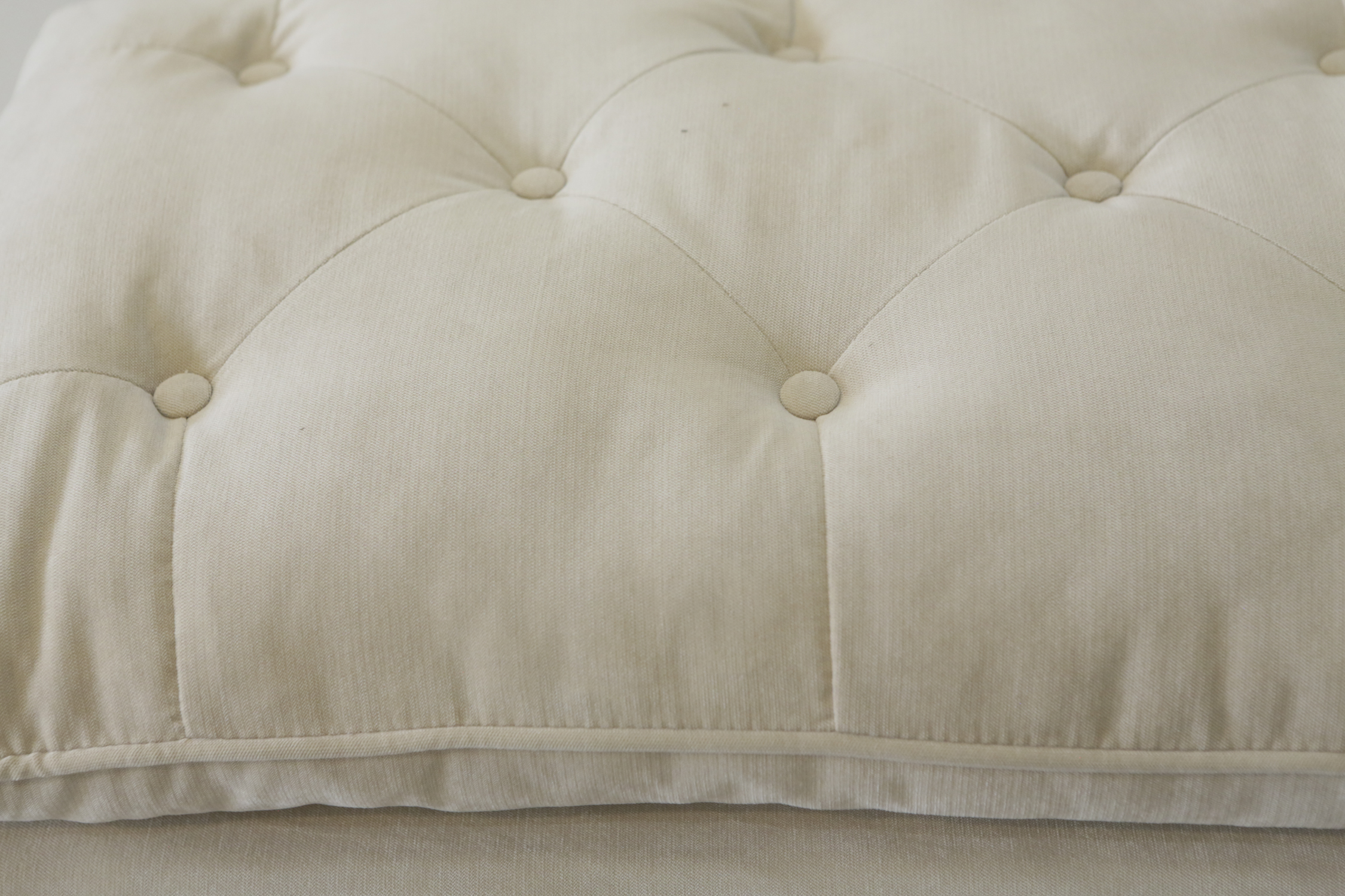Button Tufted Ottoman by Noble House Home