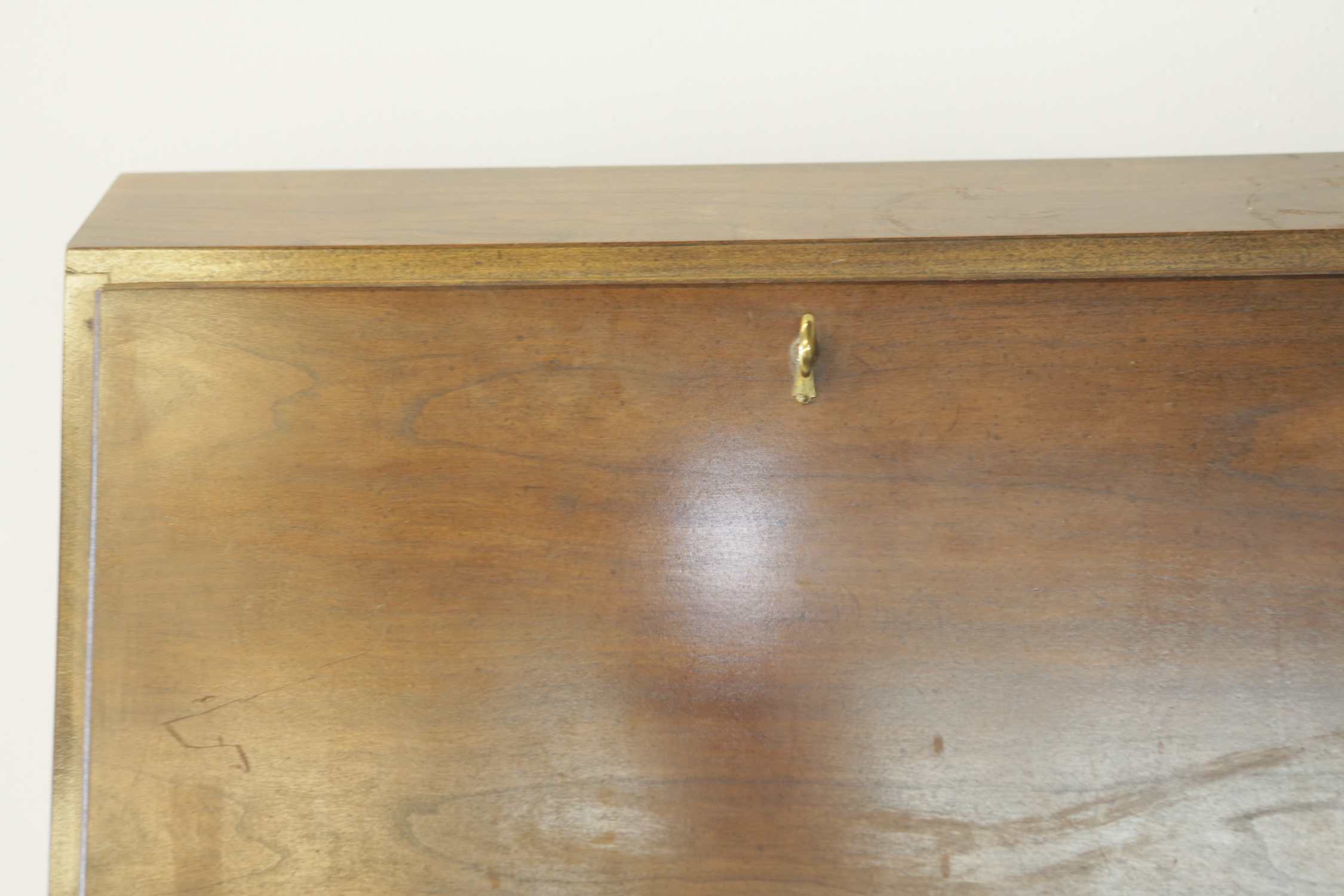 Vintage Walnut-Finished Secretary Desk