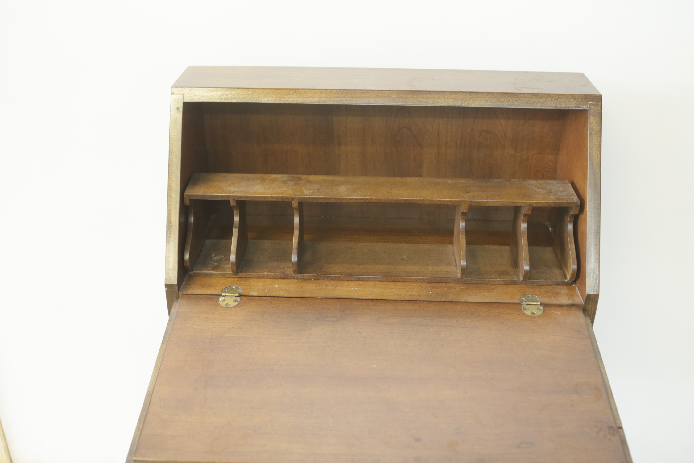 Vintage Walnut-Finished Secretary Desk