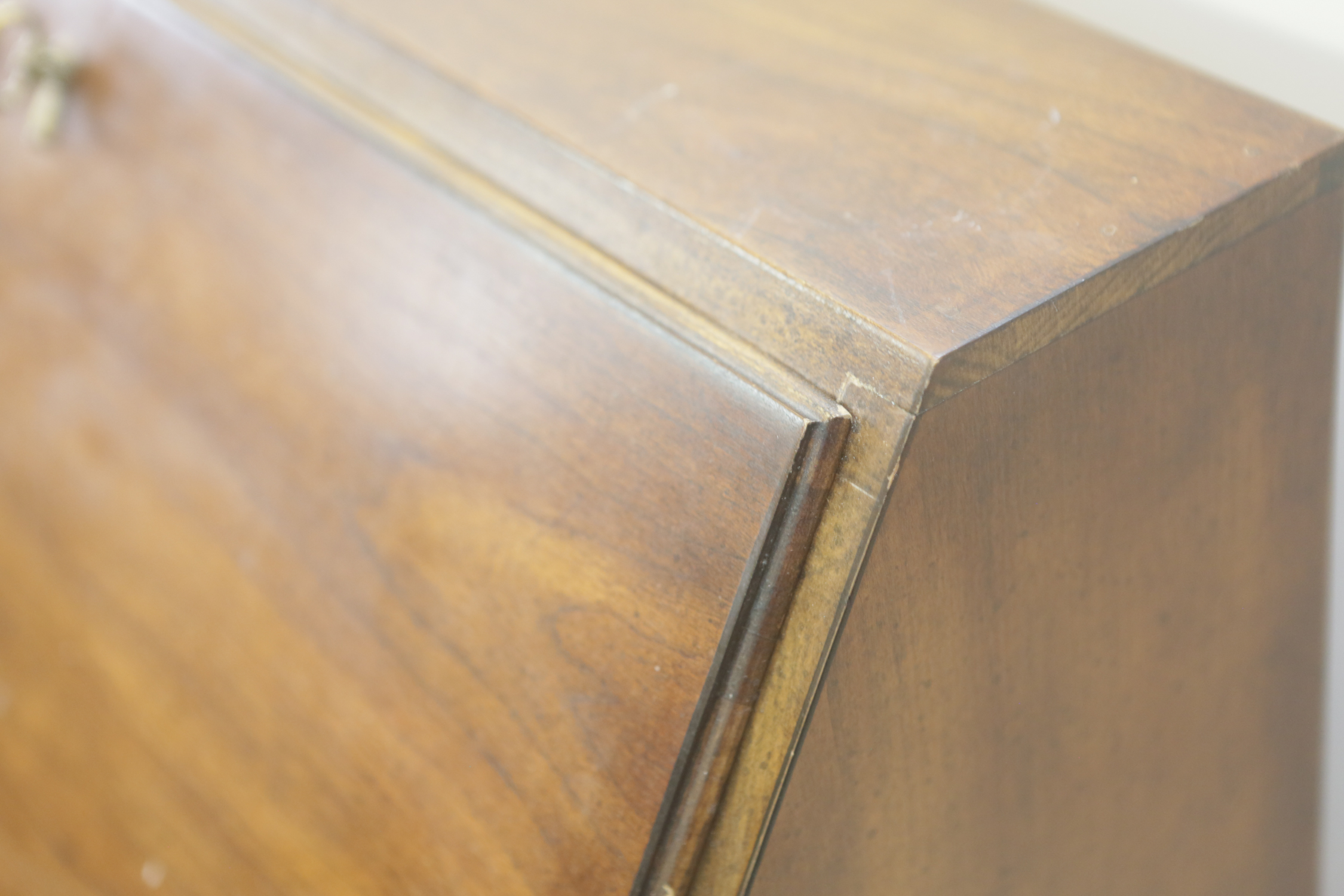 Vintage Walnut-Finished Secretary Desk