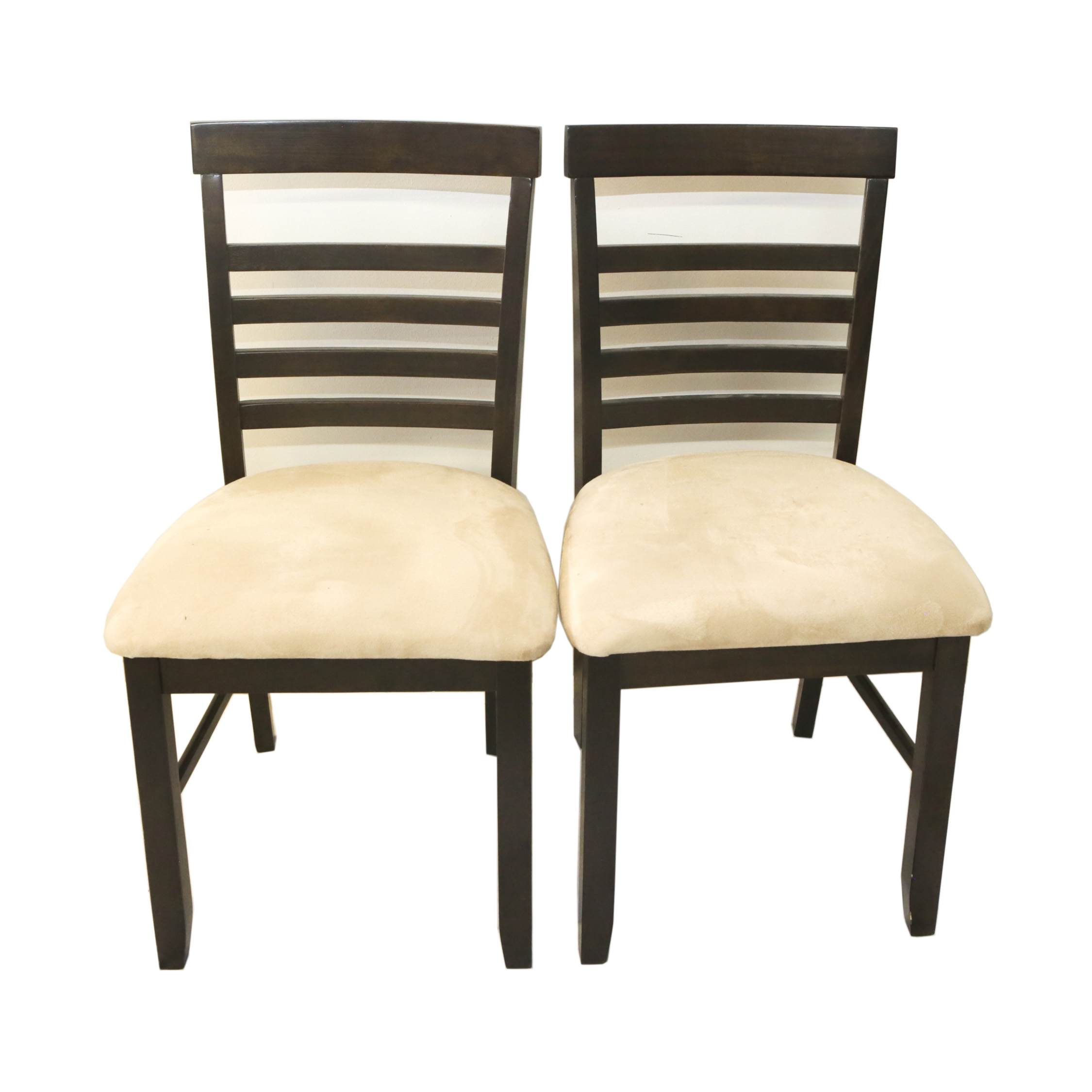 Pair of Slat Back Dining Chairs