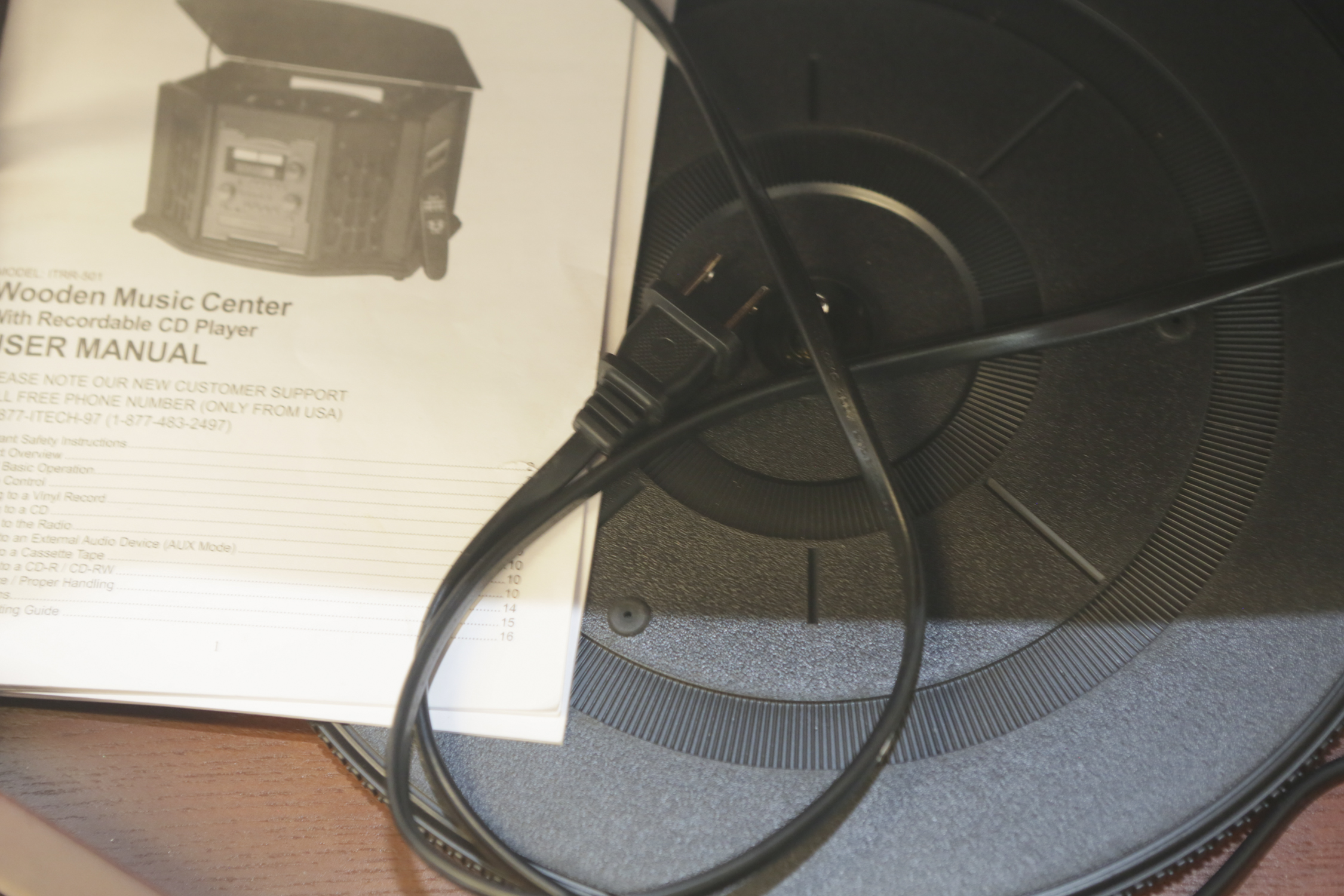 Innovative Technology ITRR-501 Recordable Music Center