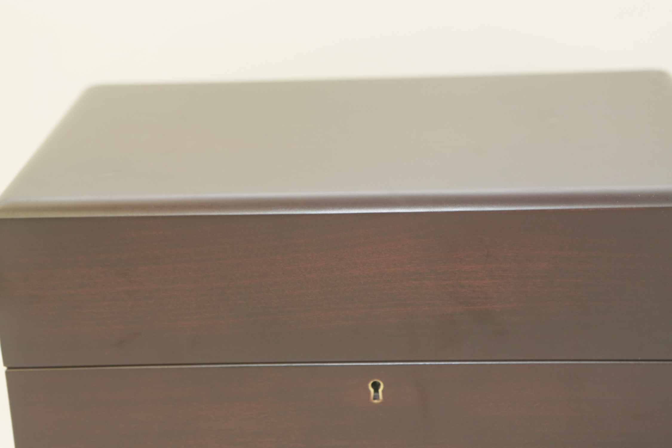 Reed & Barton Wooden Flatware Storage Chest