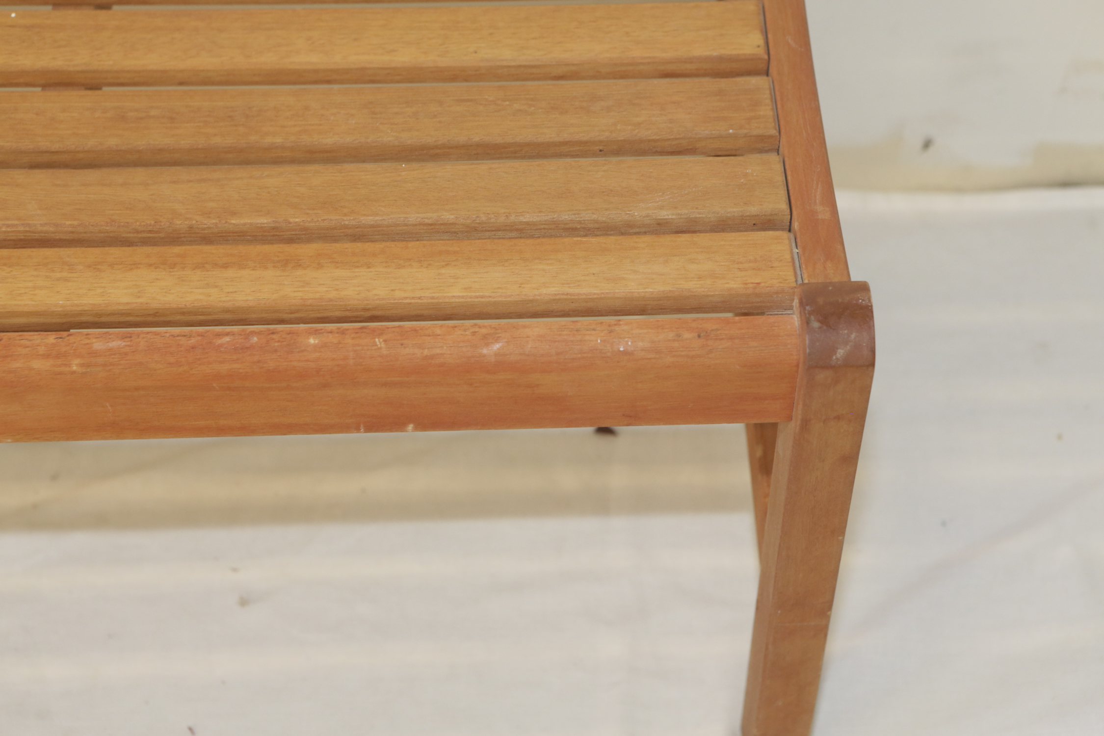 Slat Seat Bench