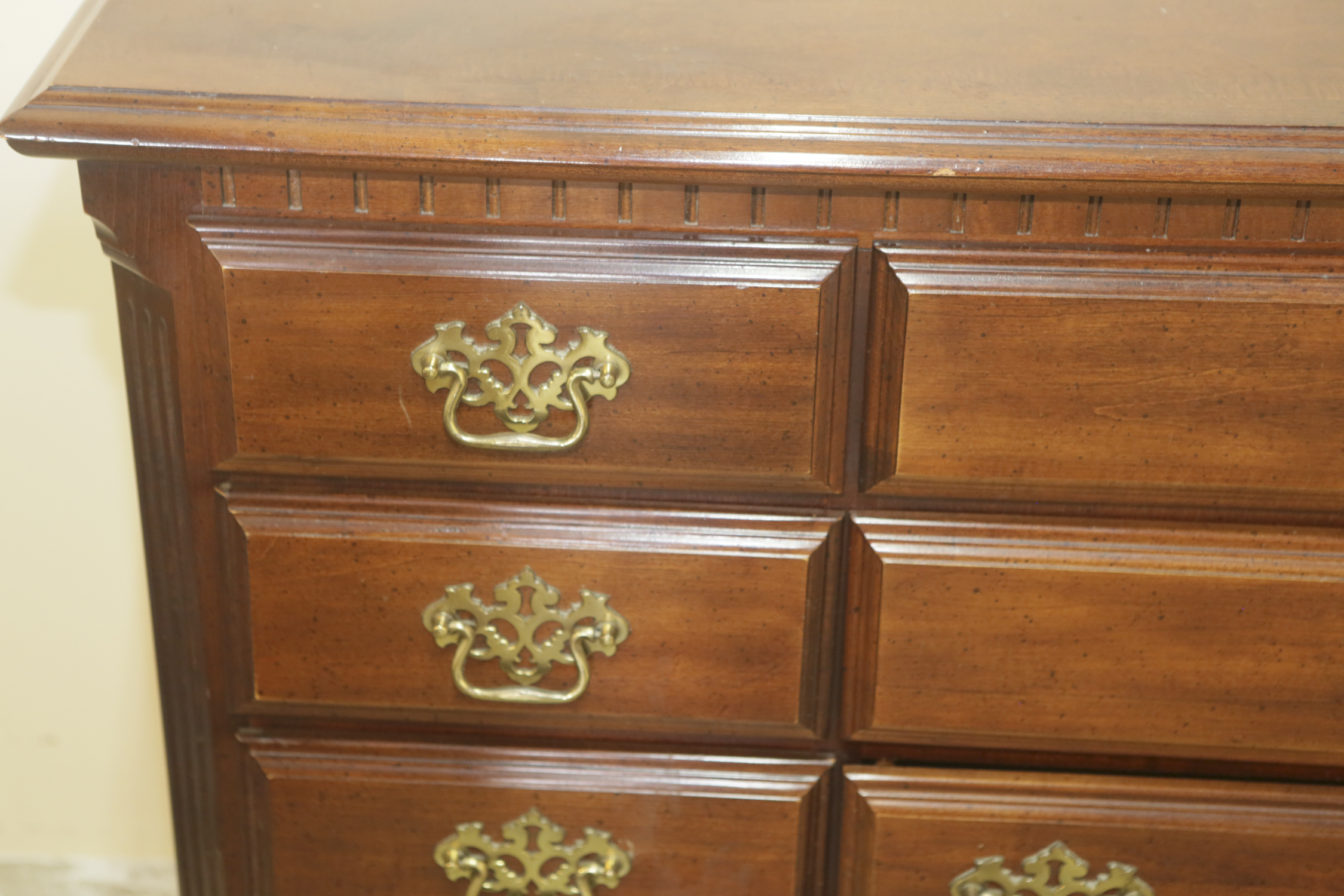 Vintage Chippendale Style Chest of Drawers