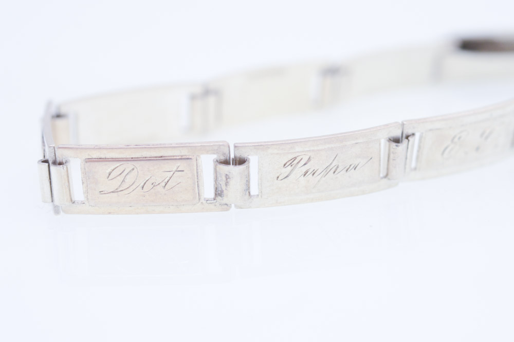 Vintage Sterling Silver Friendship Bracelet