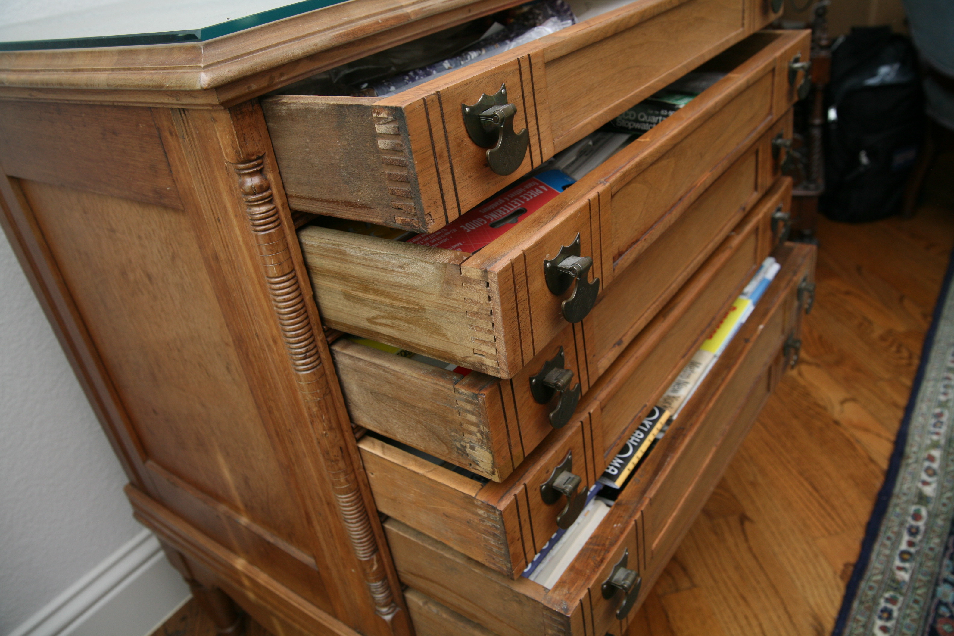 Federal Style Spool Cabinet